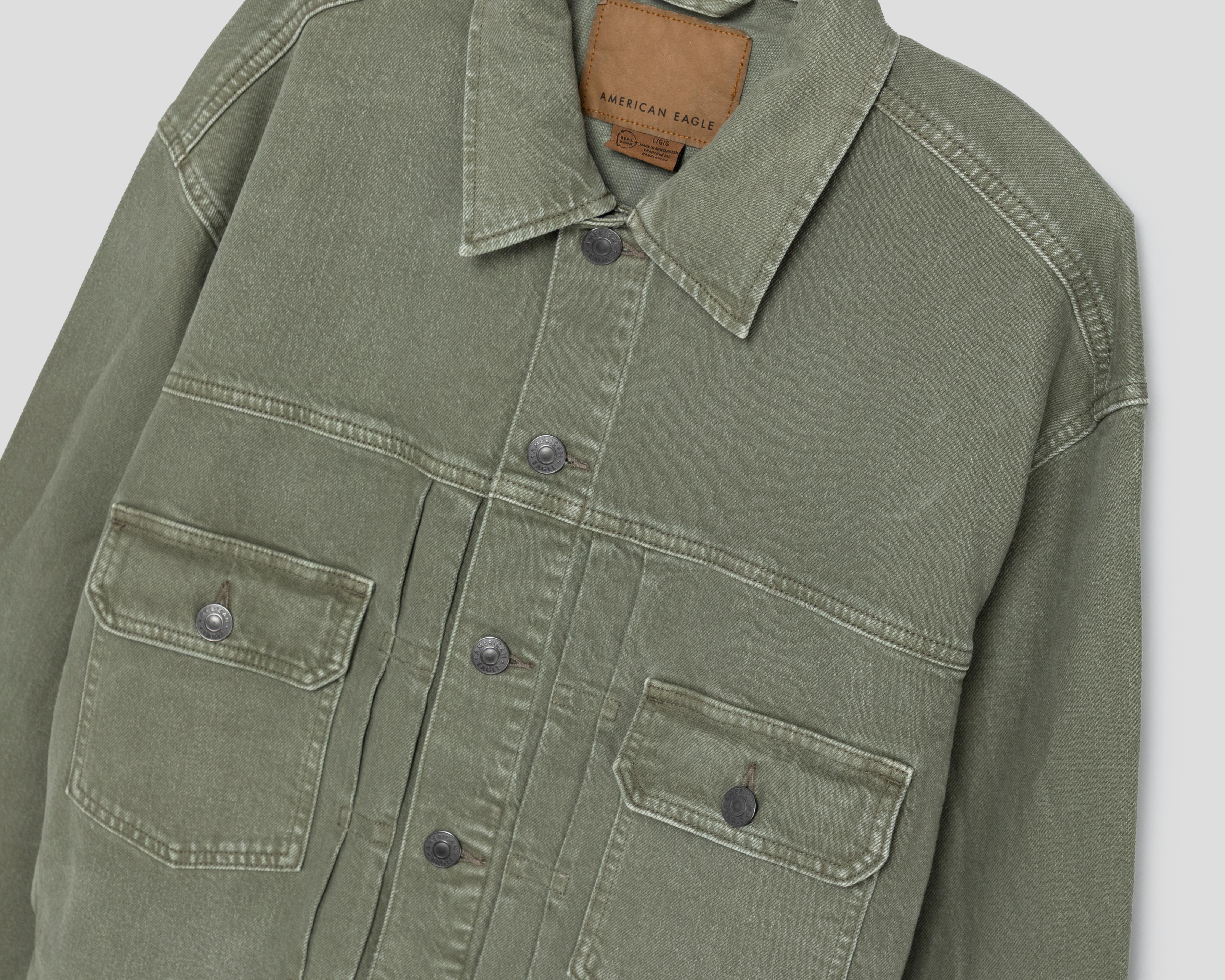 Foto 4 pulgar | Chamarra Trucker American Eagle para Hombre