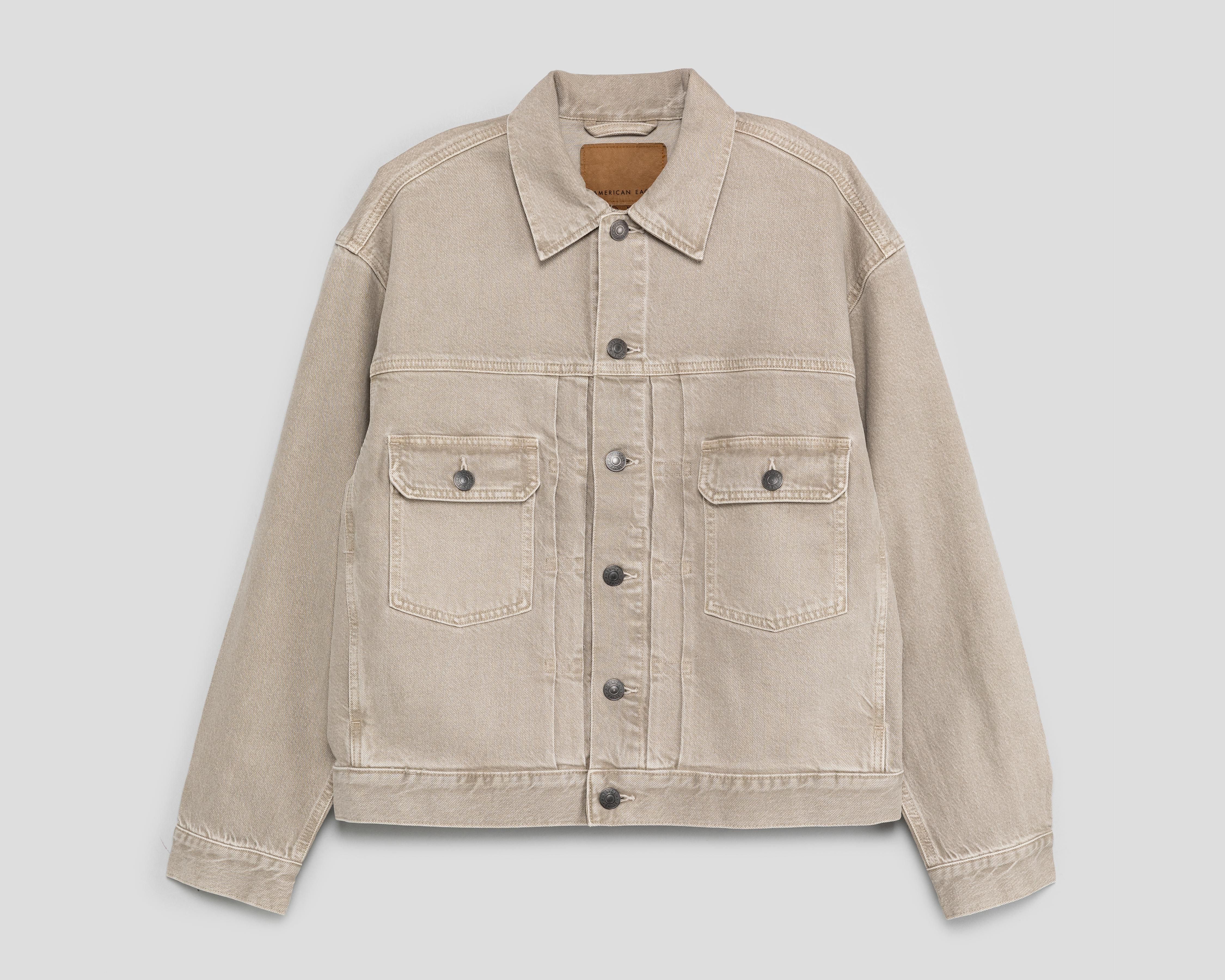 Foto 2 pulgar | Chamarra American Eagle Trucker para Hombre