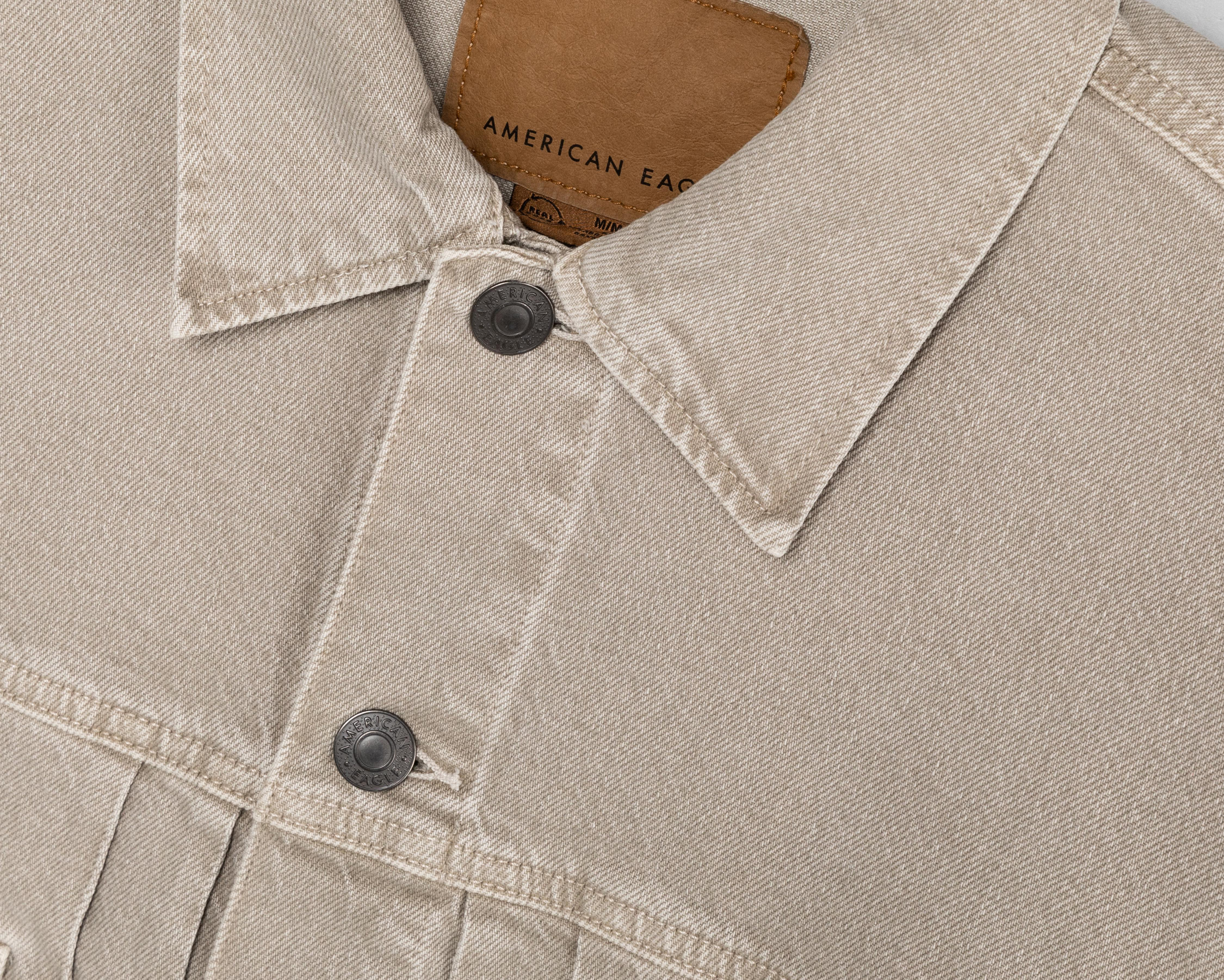 Foto 4 pulgar | Chamarra American Eagle Trucker para Hombre