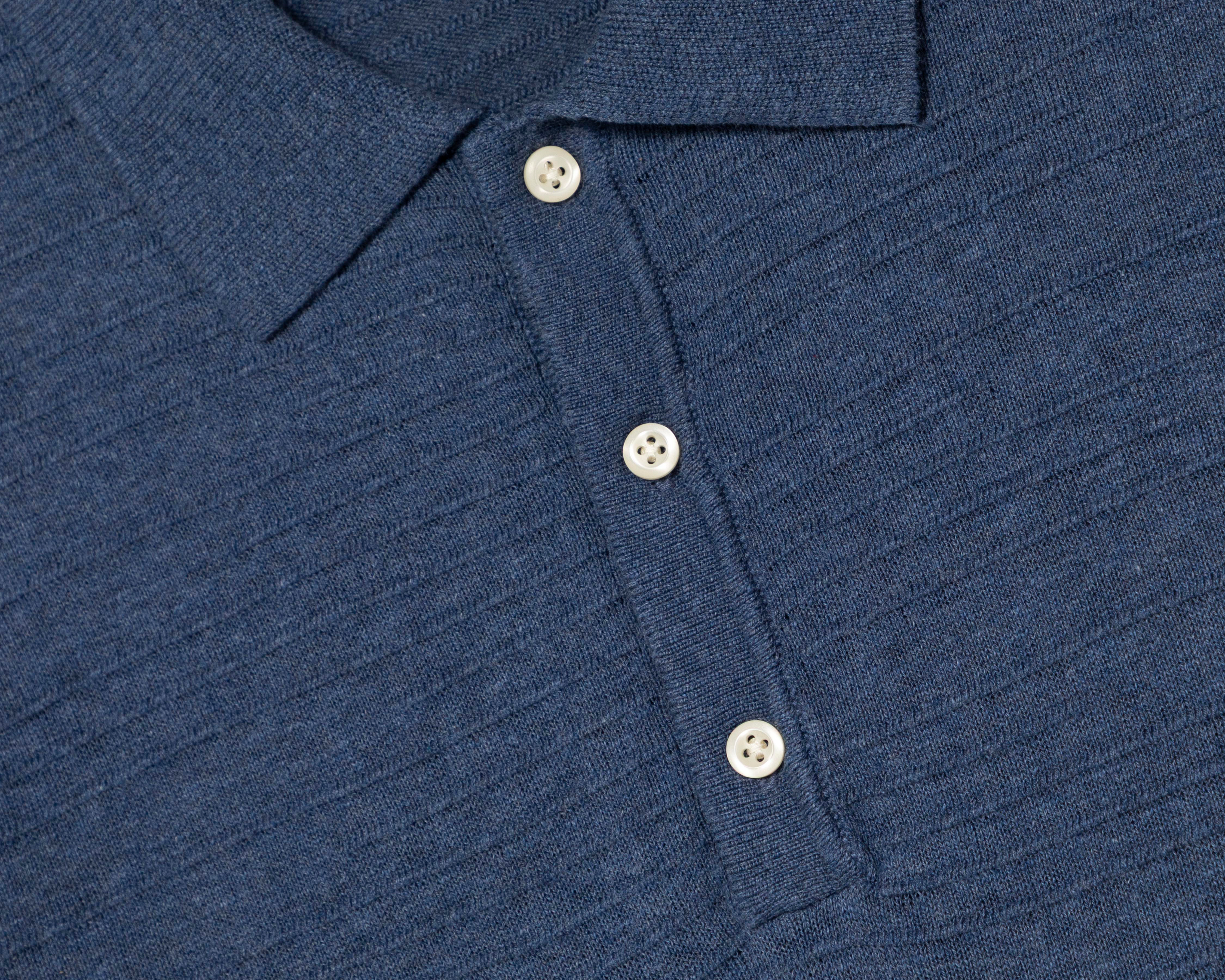 Foto 4 pulgar | Playera Polo American Eagle Outfitters Manga Corta Azul para Hombre