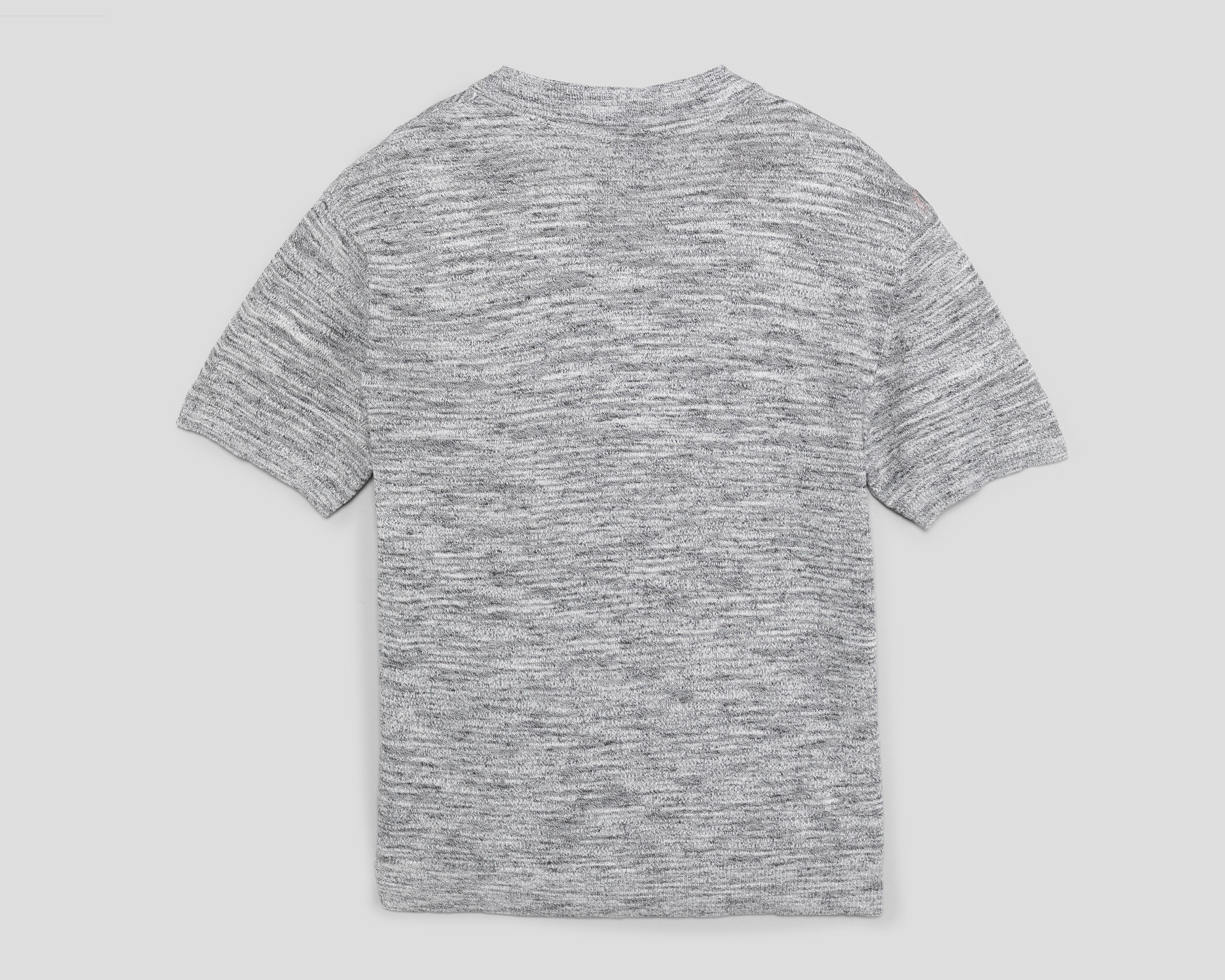Foto 3 pulgar | Playera Polo American Eagle Manga Corta Gris