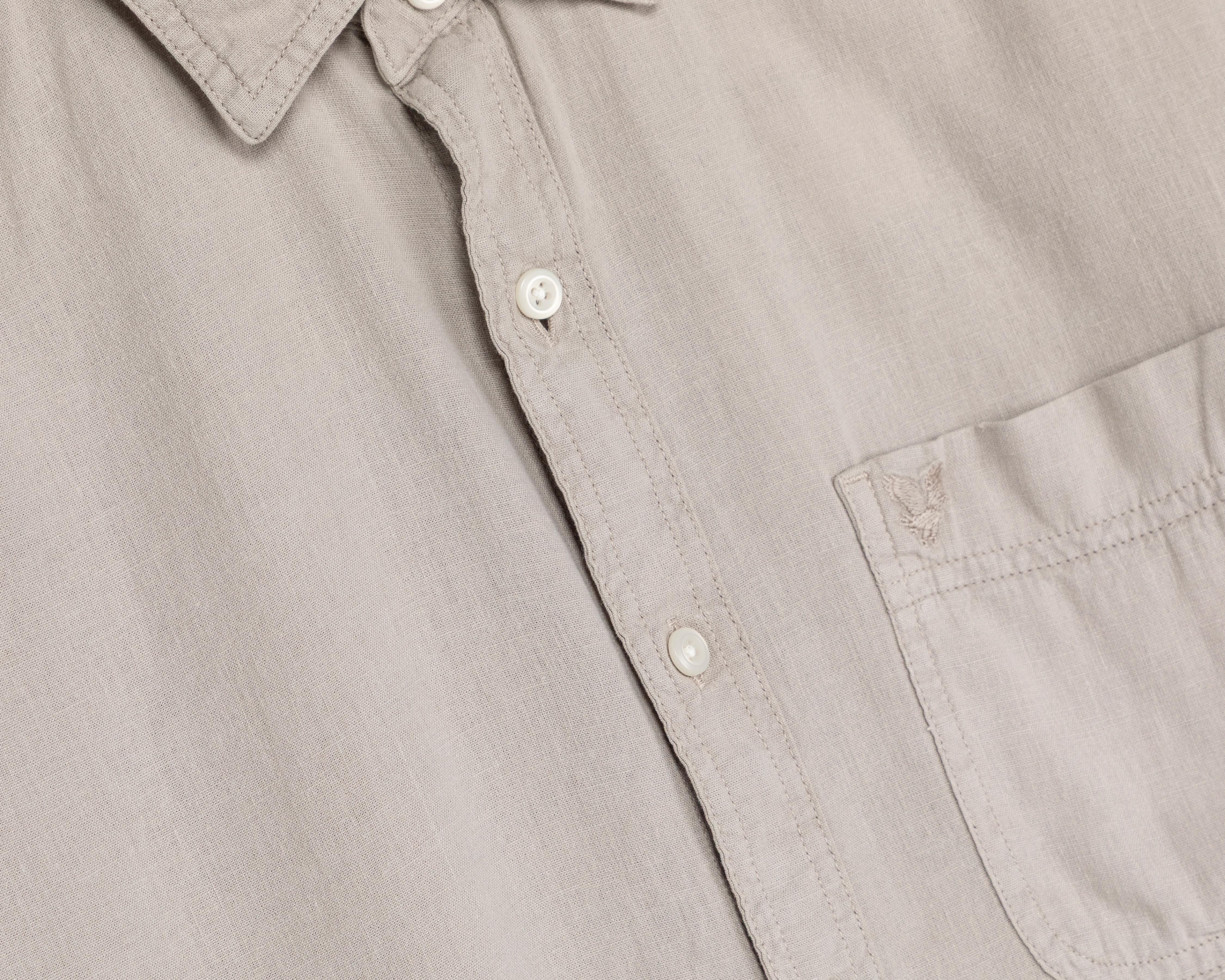 Foto 3 | Camisa Casual American Eagle Regular Fit Lisa para Hombre