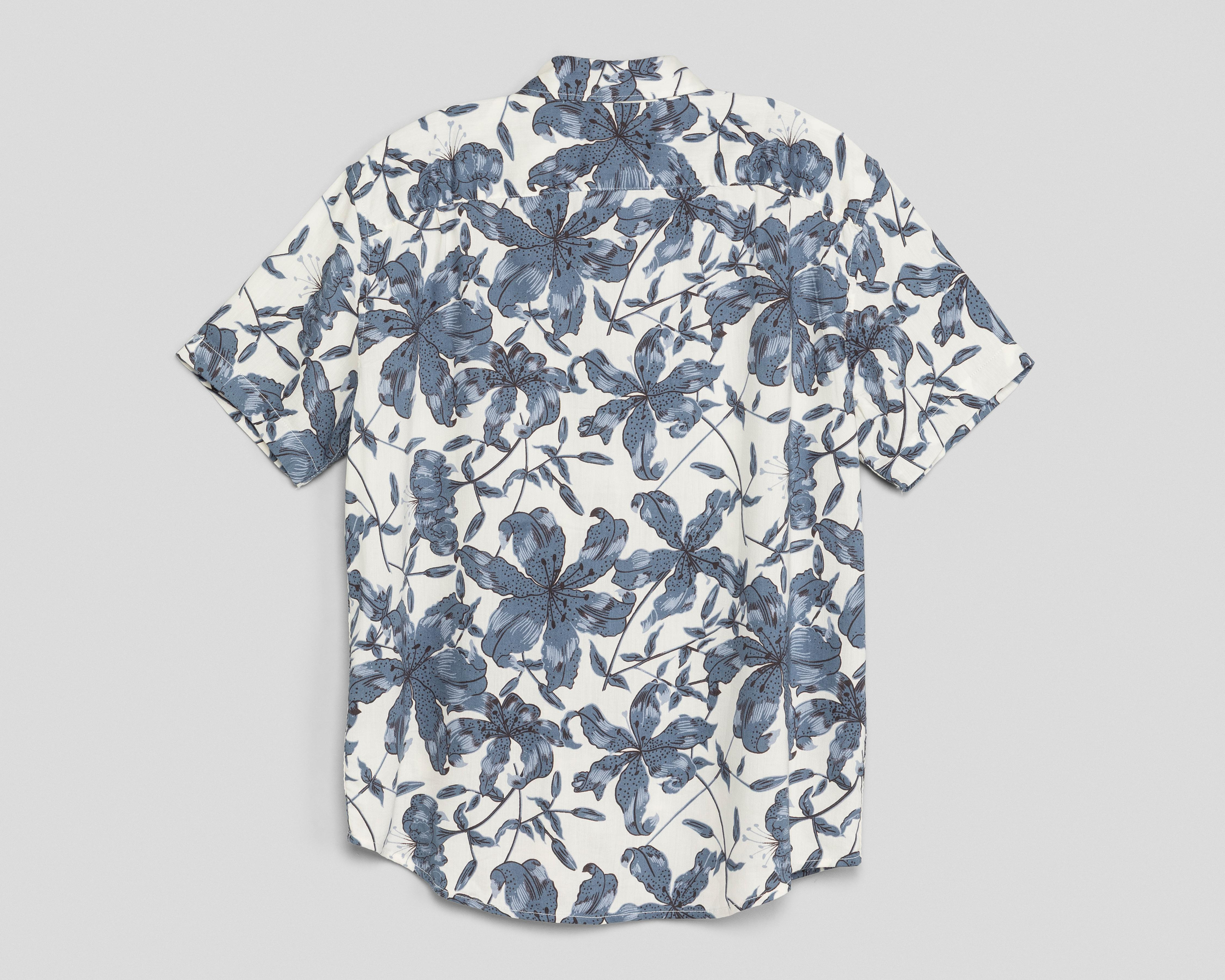 Foto 3 pulgar | Camisa Casual American Eagle Regular Floral para Hombre