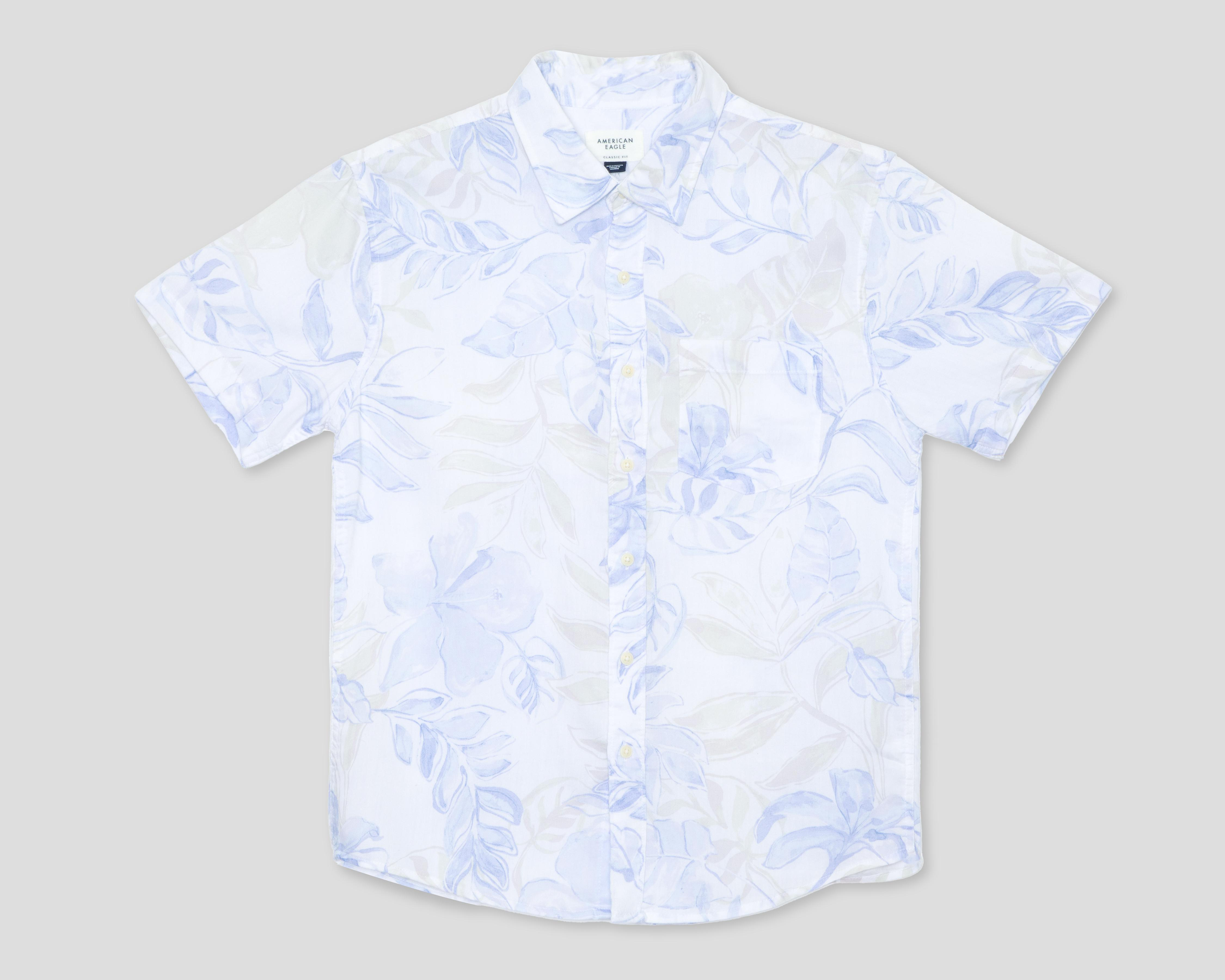 Camisa Casual American Eagle Regular Floral para Hombre
