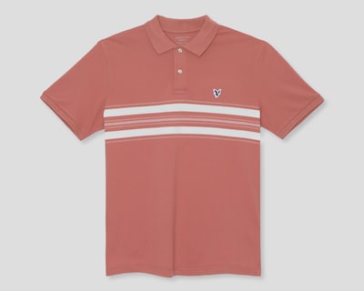 Foto 1 | Playera Polo American Eagle Outfitters Manga Corta Rosa para Hombre
