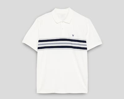 Foto 1 | Playera Polo American Eagle Blanca para Hombre