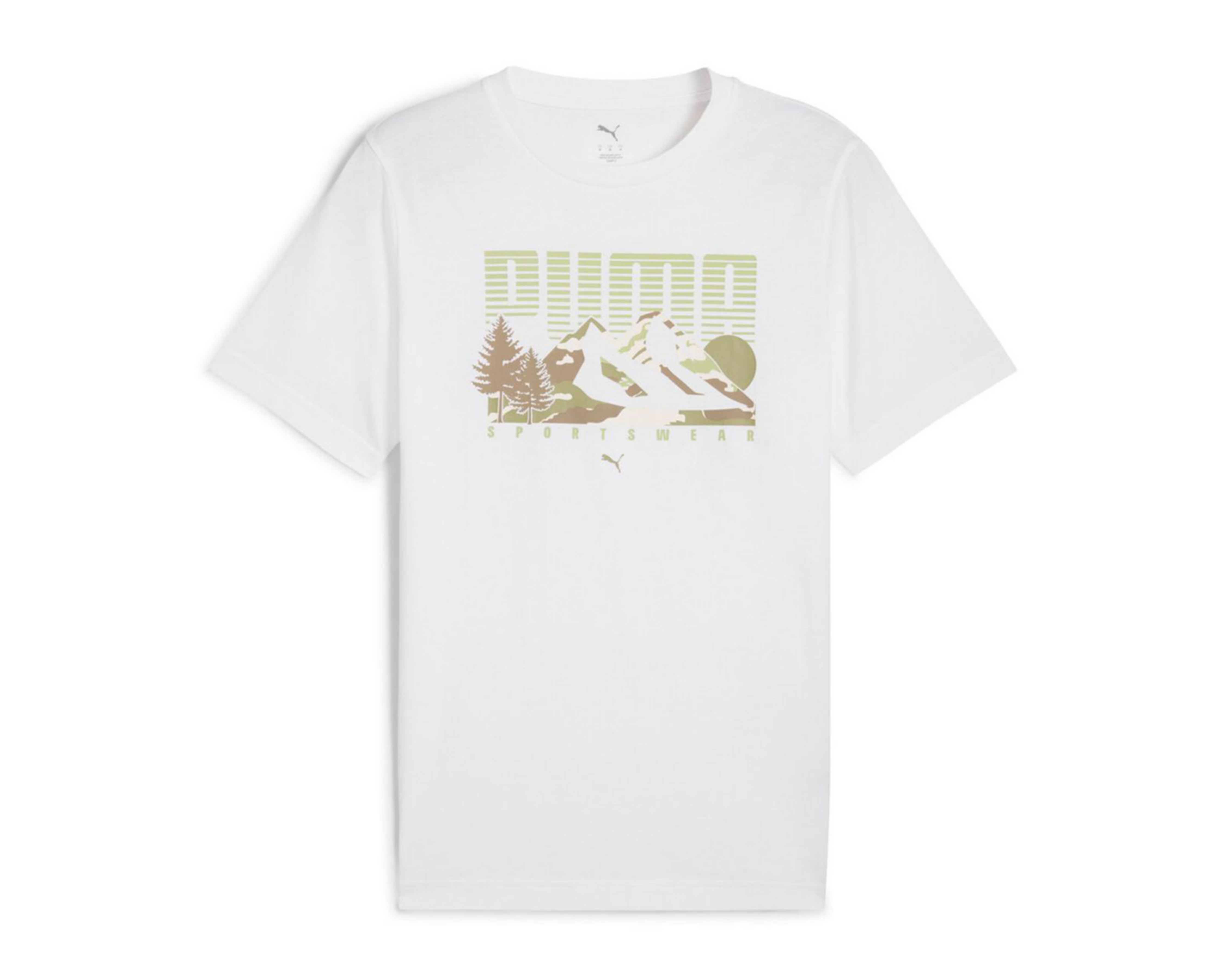 Playera Puma Graphics Mountain Tee Cuello Redondo para Hombre