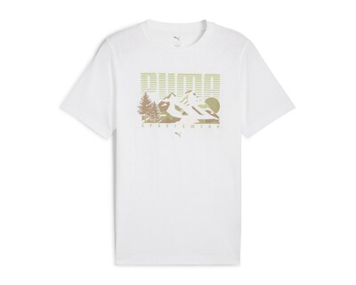 Foto 1 | Playera Puma Graphics Mountain Tee Cuello Redondo para Hombre