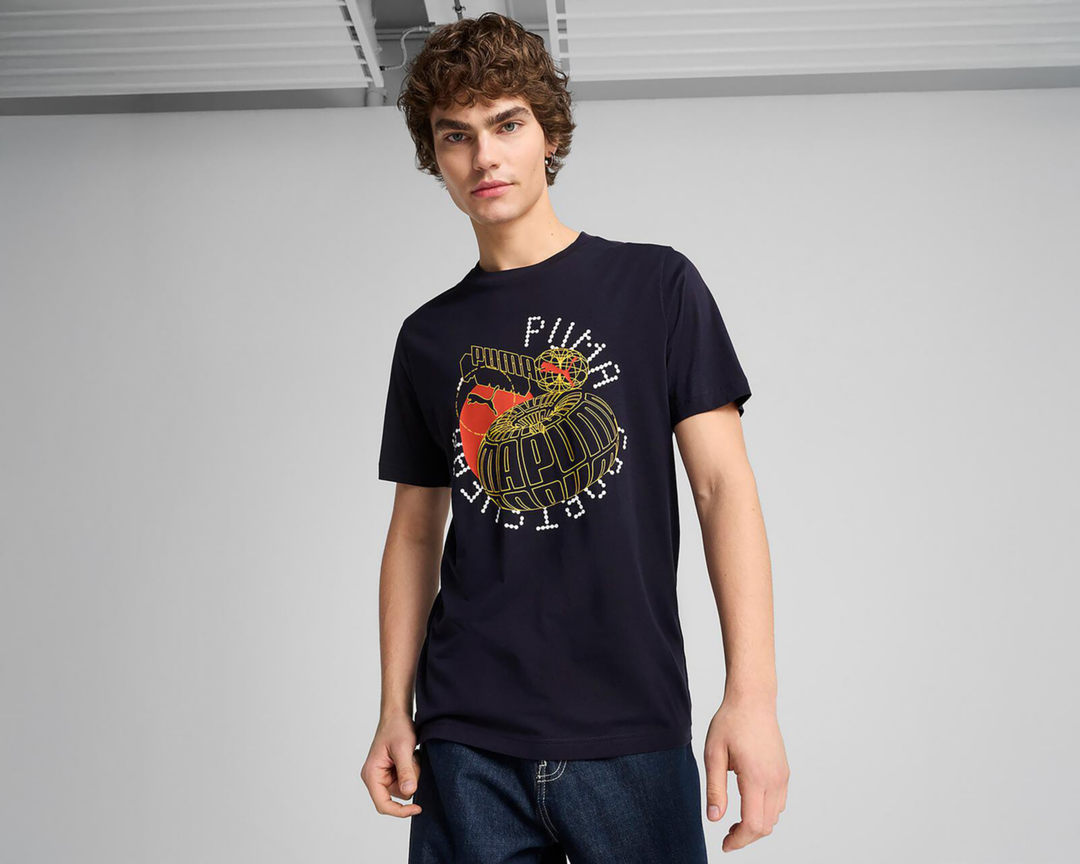 Foto 4 pulgar | Playera Puma GRAPHICS Execution Tee para Hombre