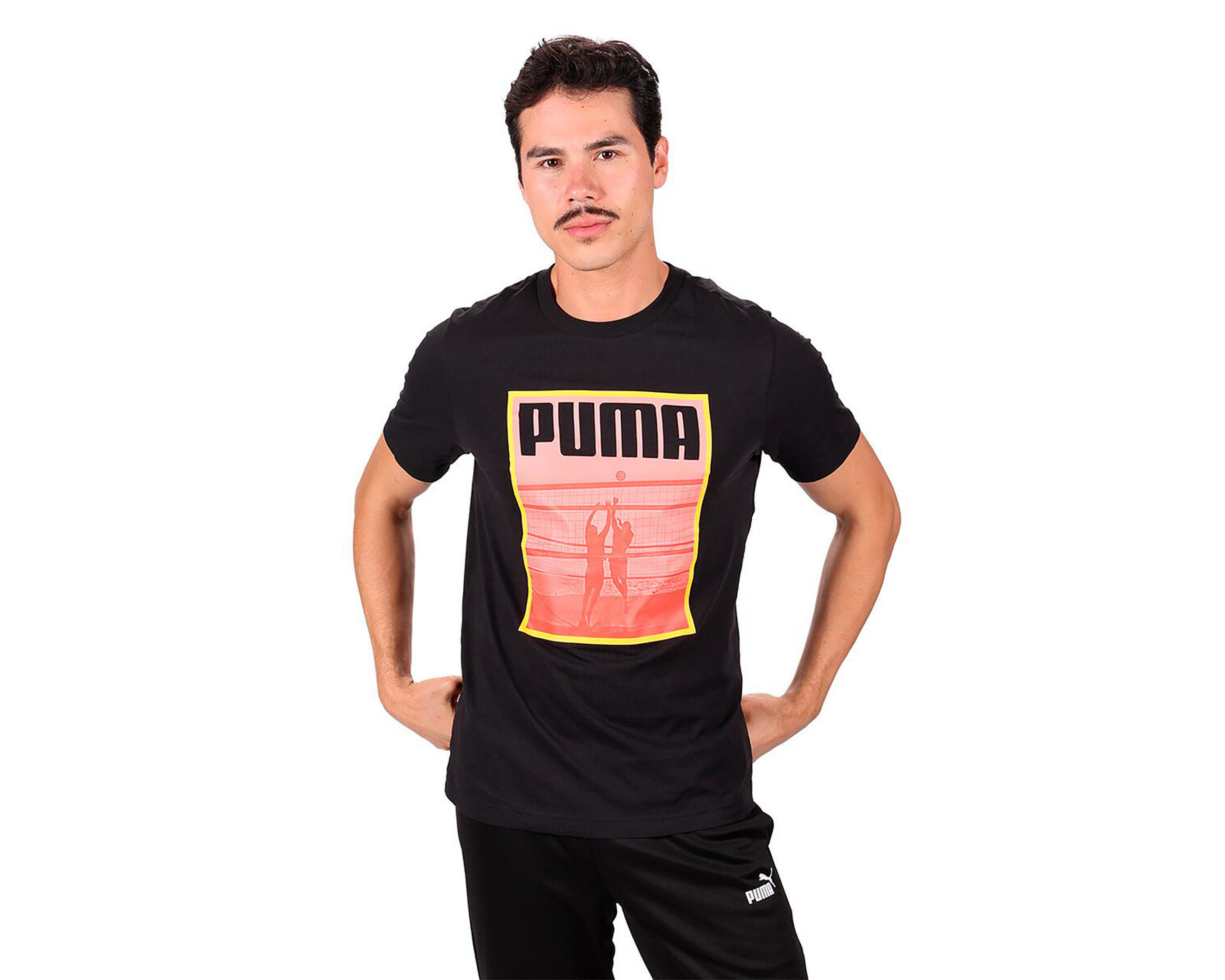 Foto 4 pulgar | Playera Puma GRAPHICS Volley Tee para Hombre