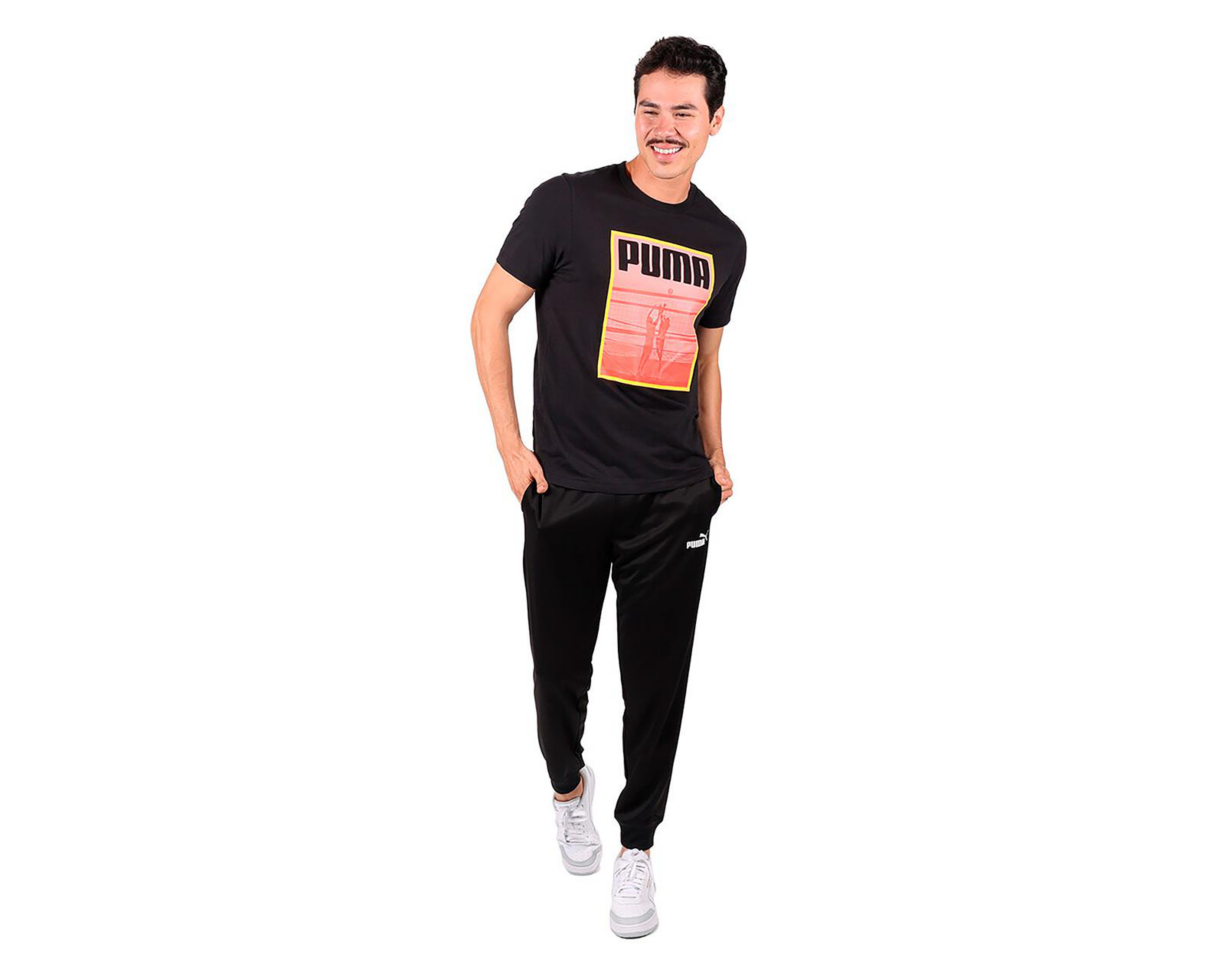 Foto 6 pulgar | Playera Puma GRAPHICS Volley Tee para Hombre