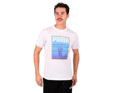 Foto 3 | Playera Puma GRAPHICS Volley Tee para Hombre
