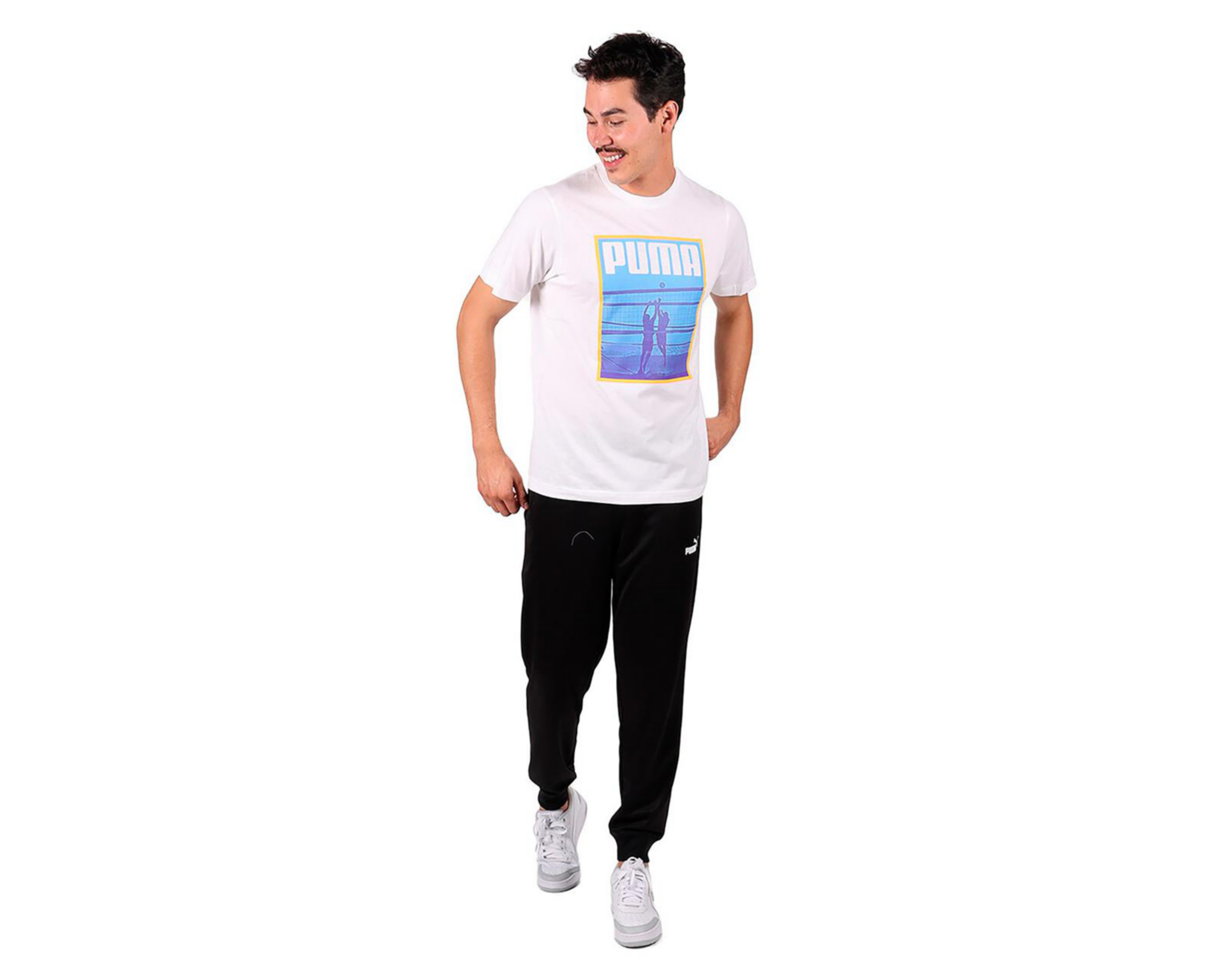 Foto 6 pulgar | Playera Puma GRAPHICS Volley Tee para Hombre