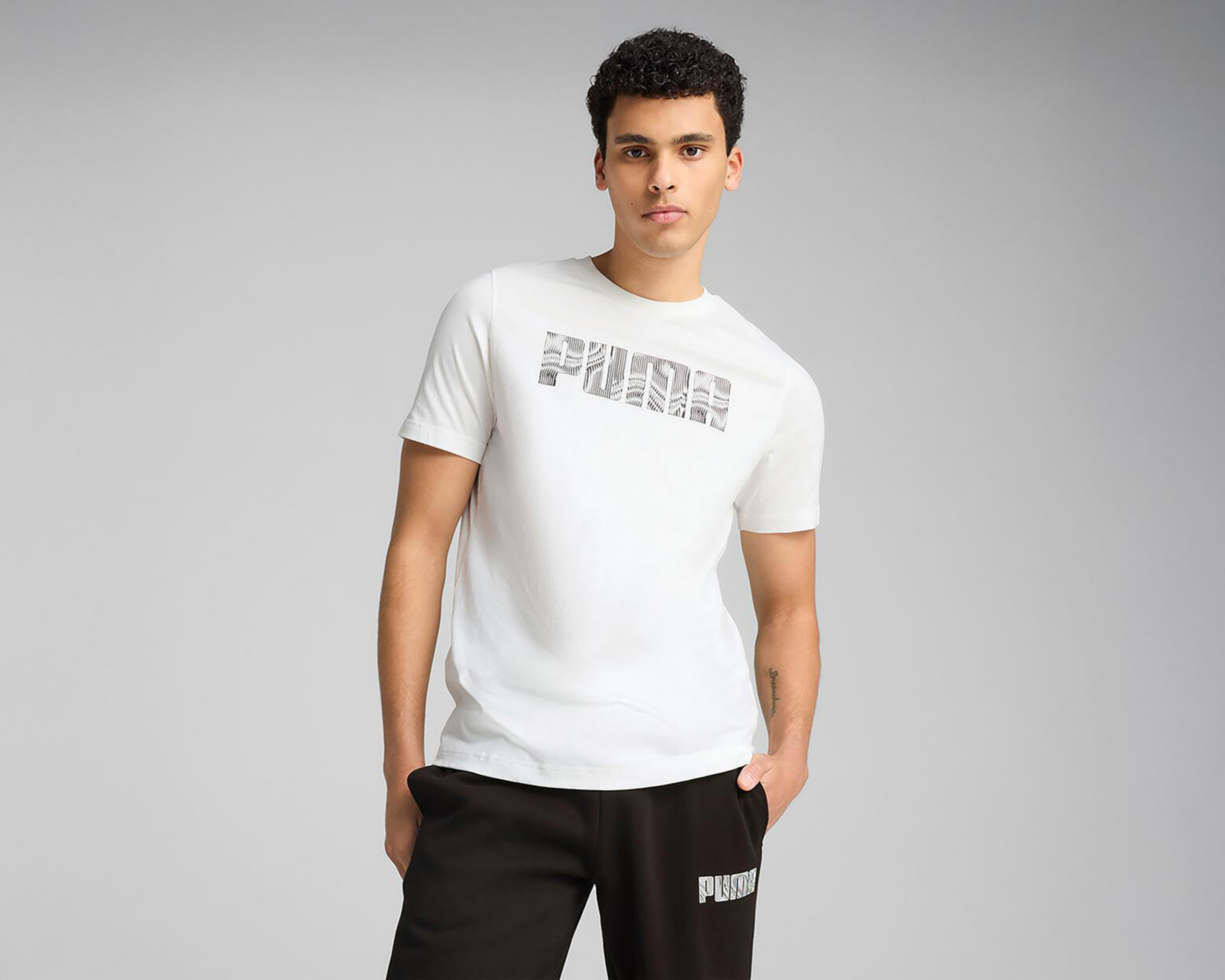 Foto 4 pulgar | Playera Deportiva Puma Mass Merchants Tee para Hombre