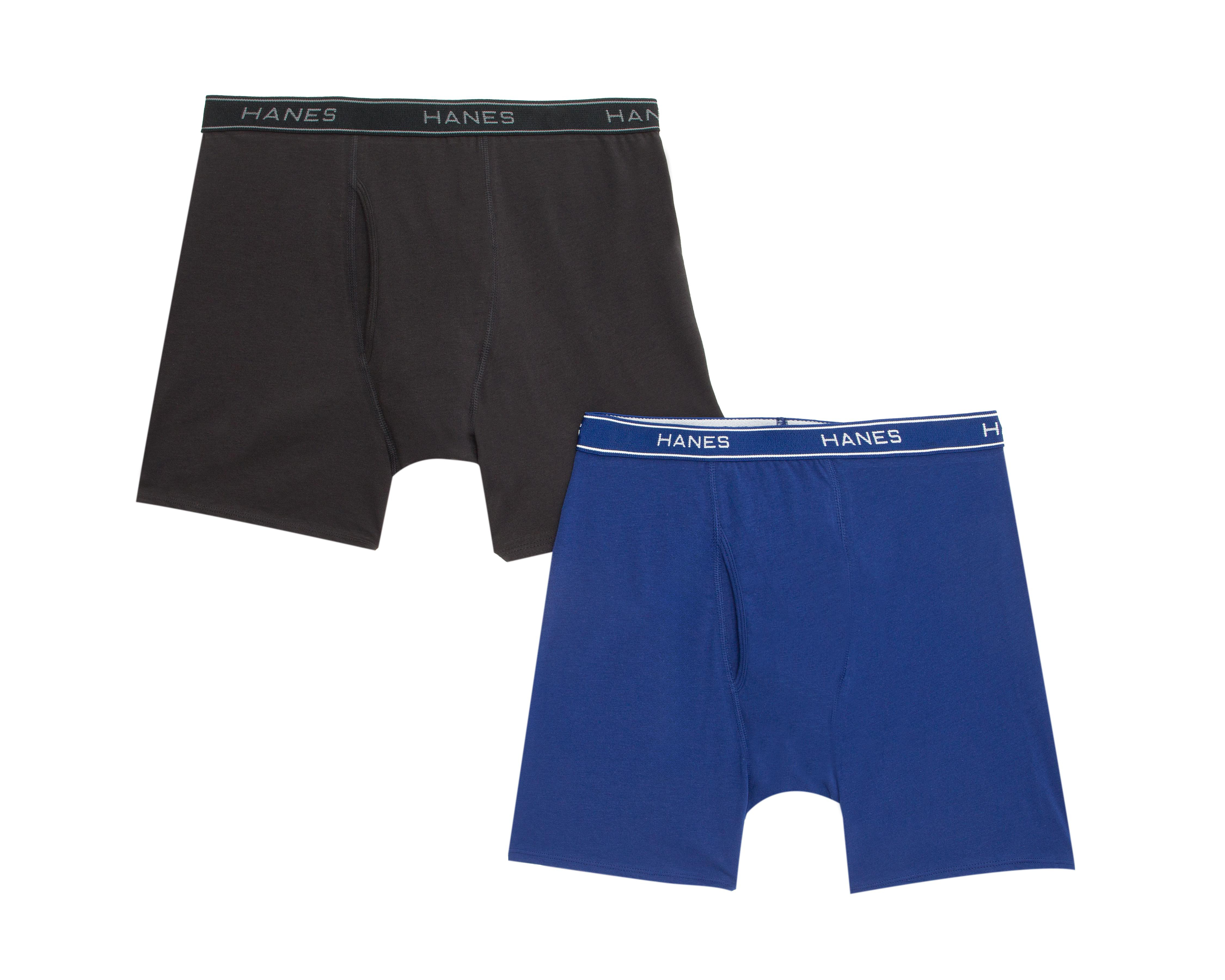 Foto 1 | Bóxer Largo Hanes para Hombre 2 Piezas