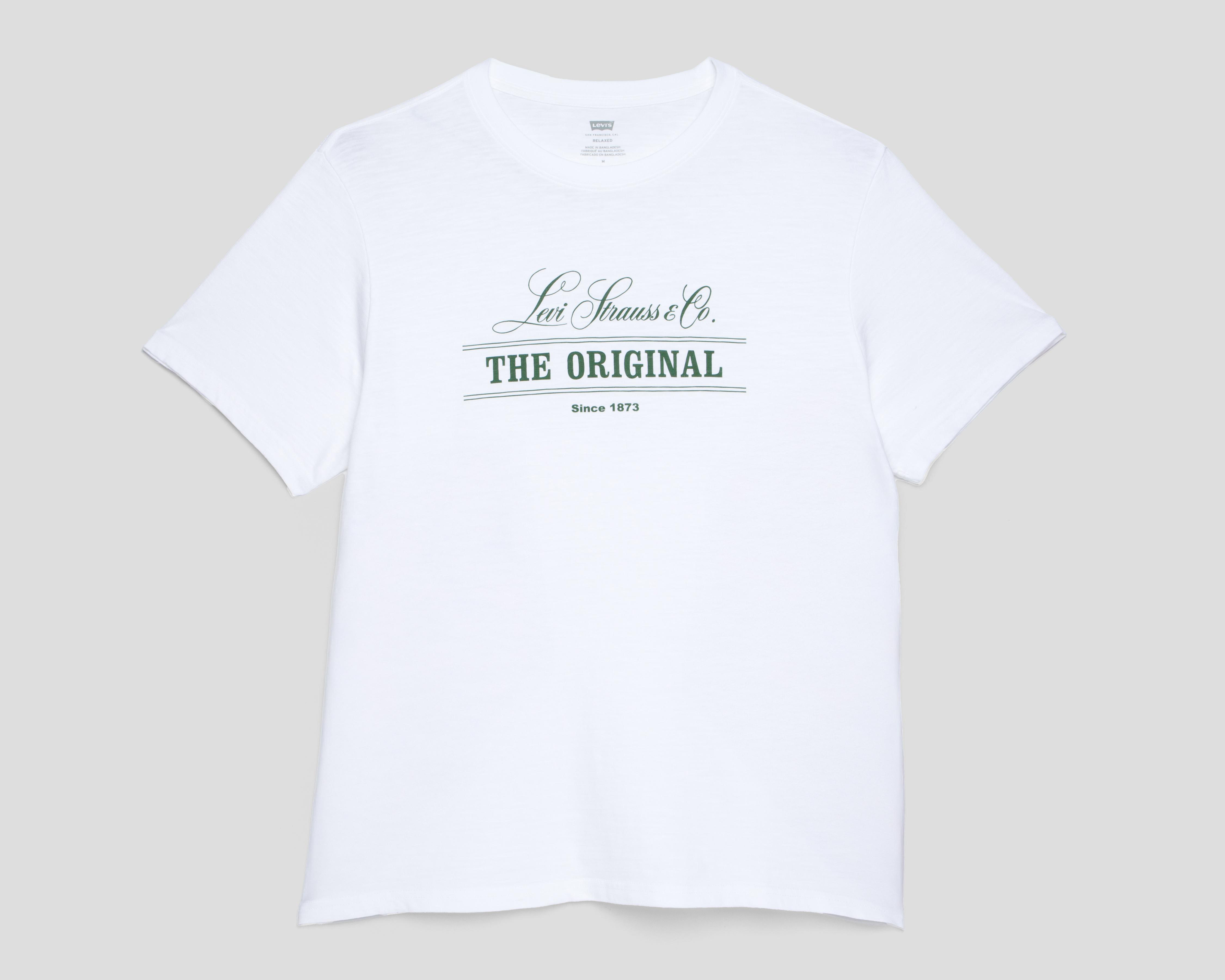 Foto 1 | Playera de Cuello Redondo Blanca Levi's para Hombre