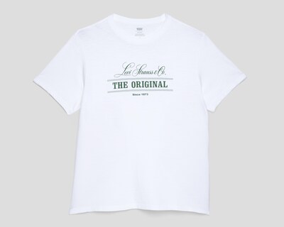 Foto 1 | Playera de Cuello Redondo Blanca Levi's para Hombre