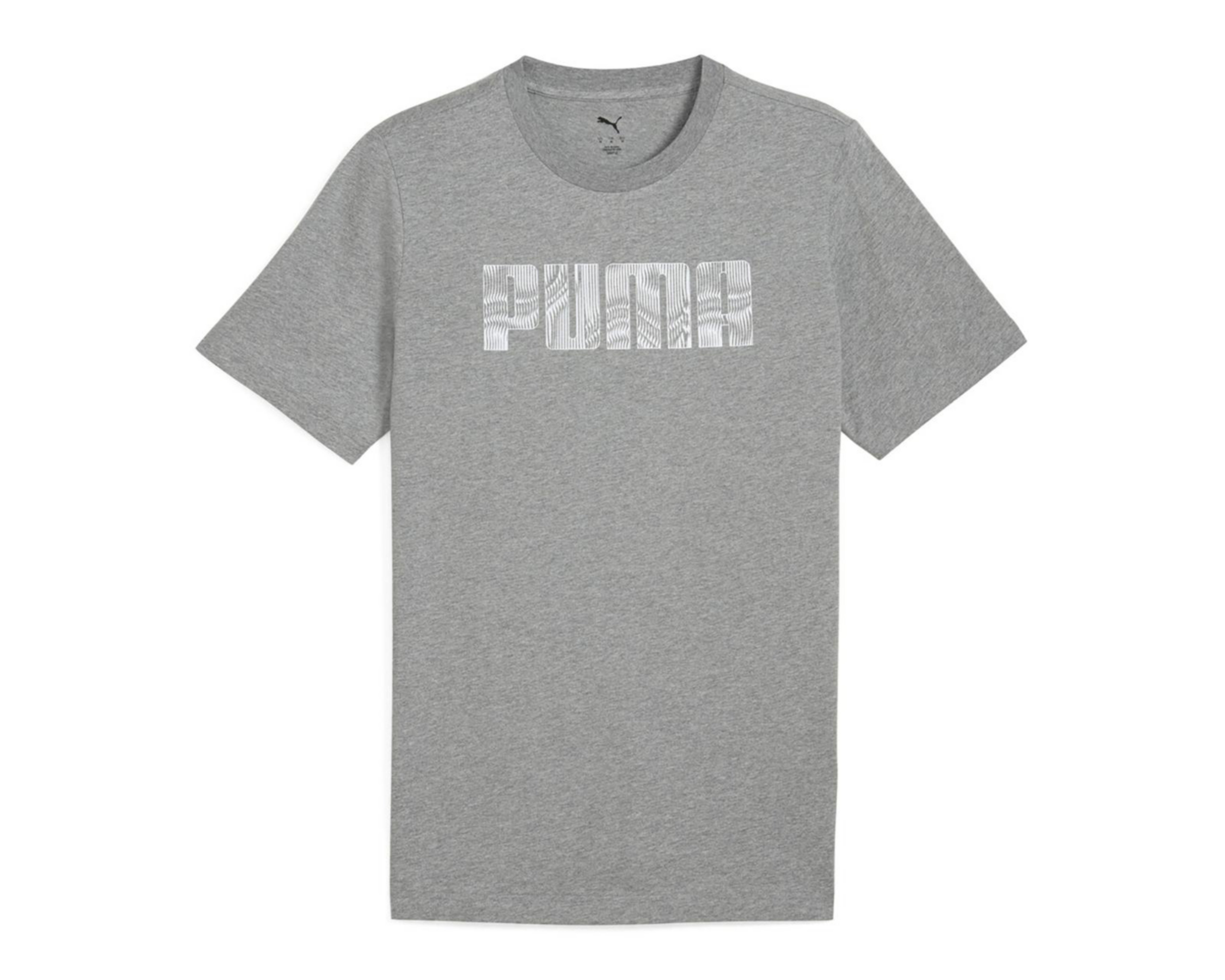 Foto 2 pulgar | Playera Cuello Redondo Puma Mass Merchants Gris para Hombre