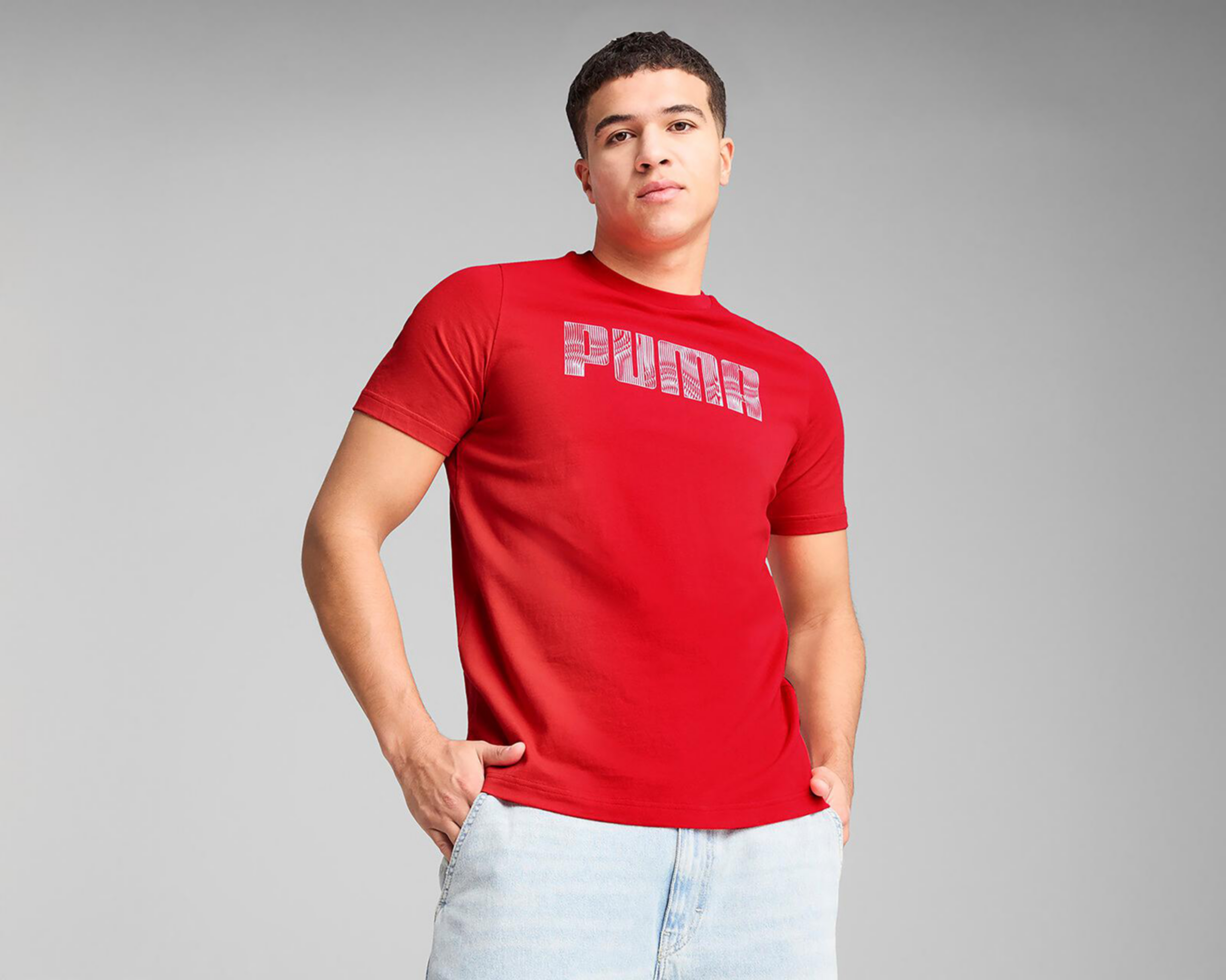 Foto 4 pulgar | Playera Deportiva Puma Mass Merchants Tee para Hombre