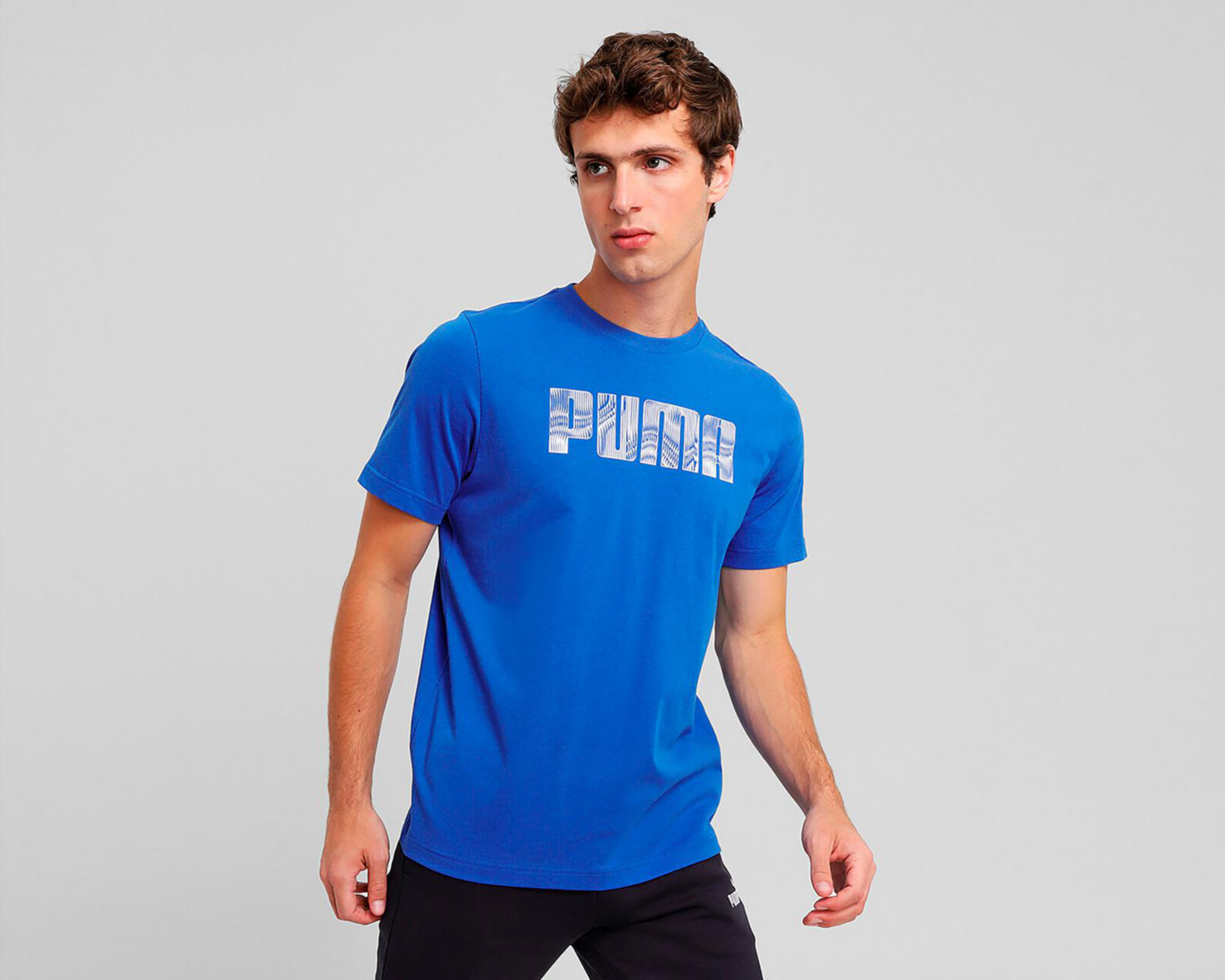Foto 4 pulgar | Playera Puma Mass Merchants Tee Cuello Redondo para Hombre