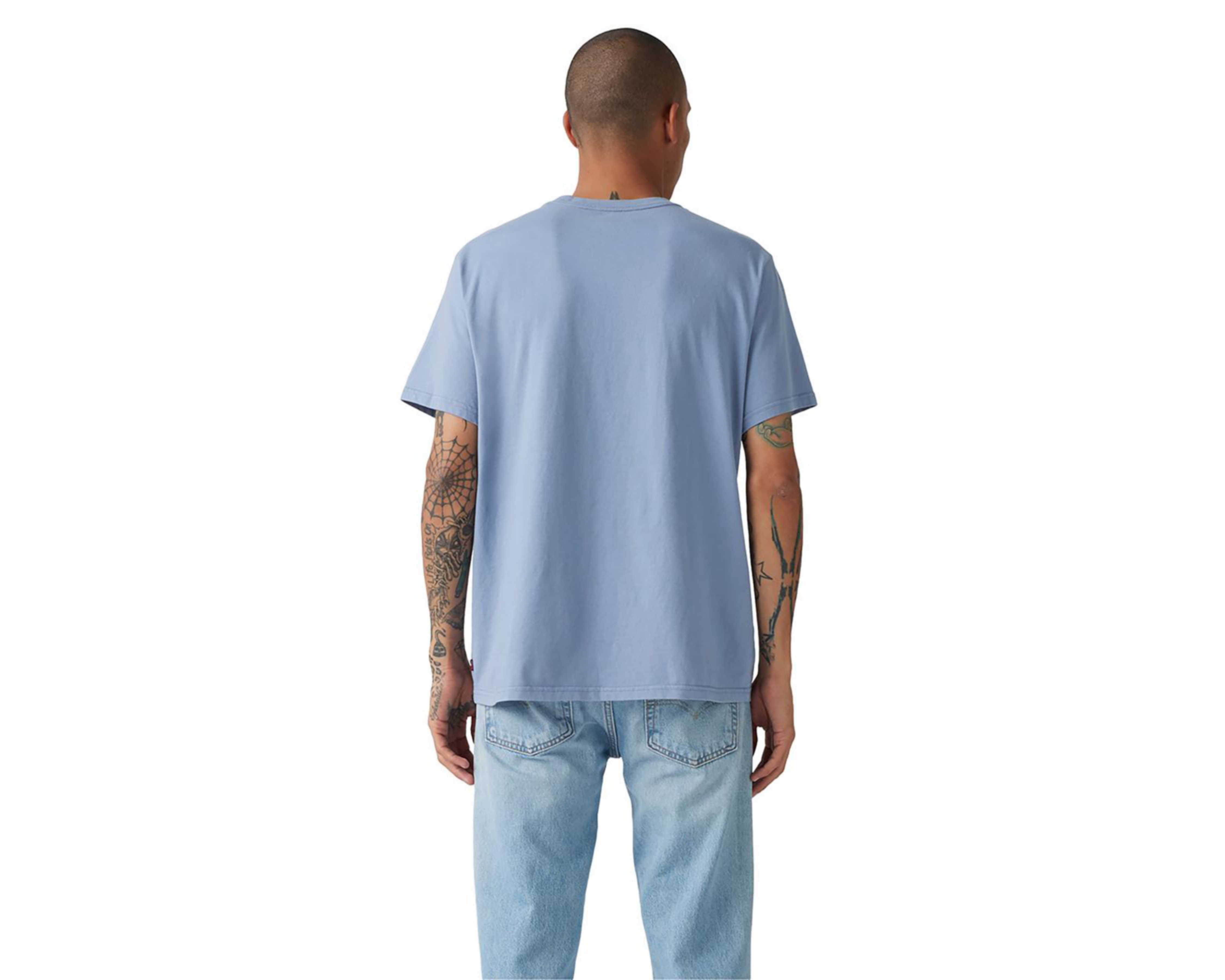 Foto 2 | Playera Levi's Azul Cuello Redondo para Hombre