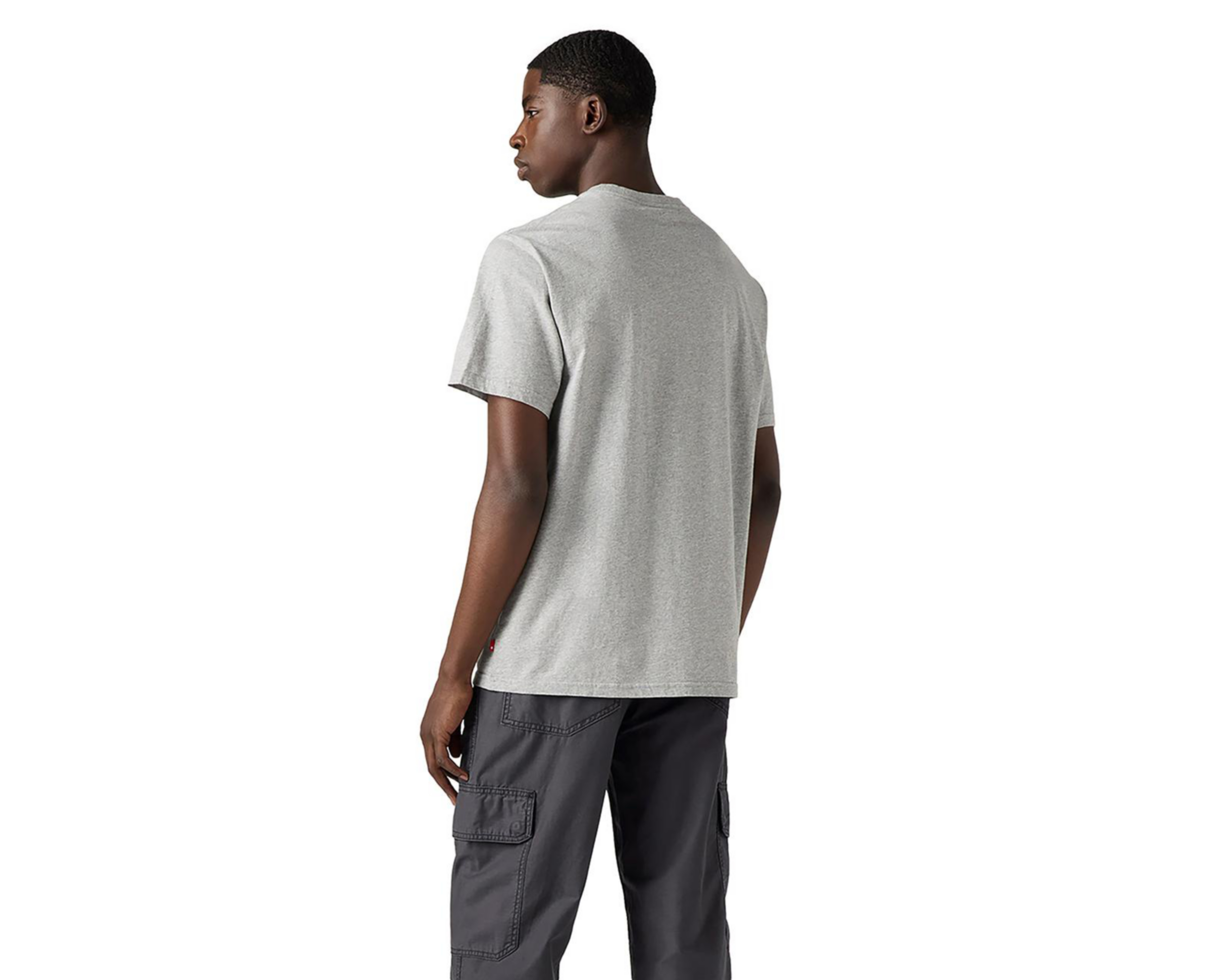 Foto 3 pulgar | Playera de Cuello Redondo Gris Levi's para Hombre