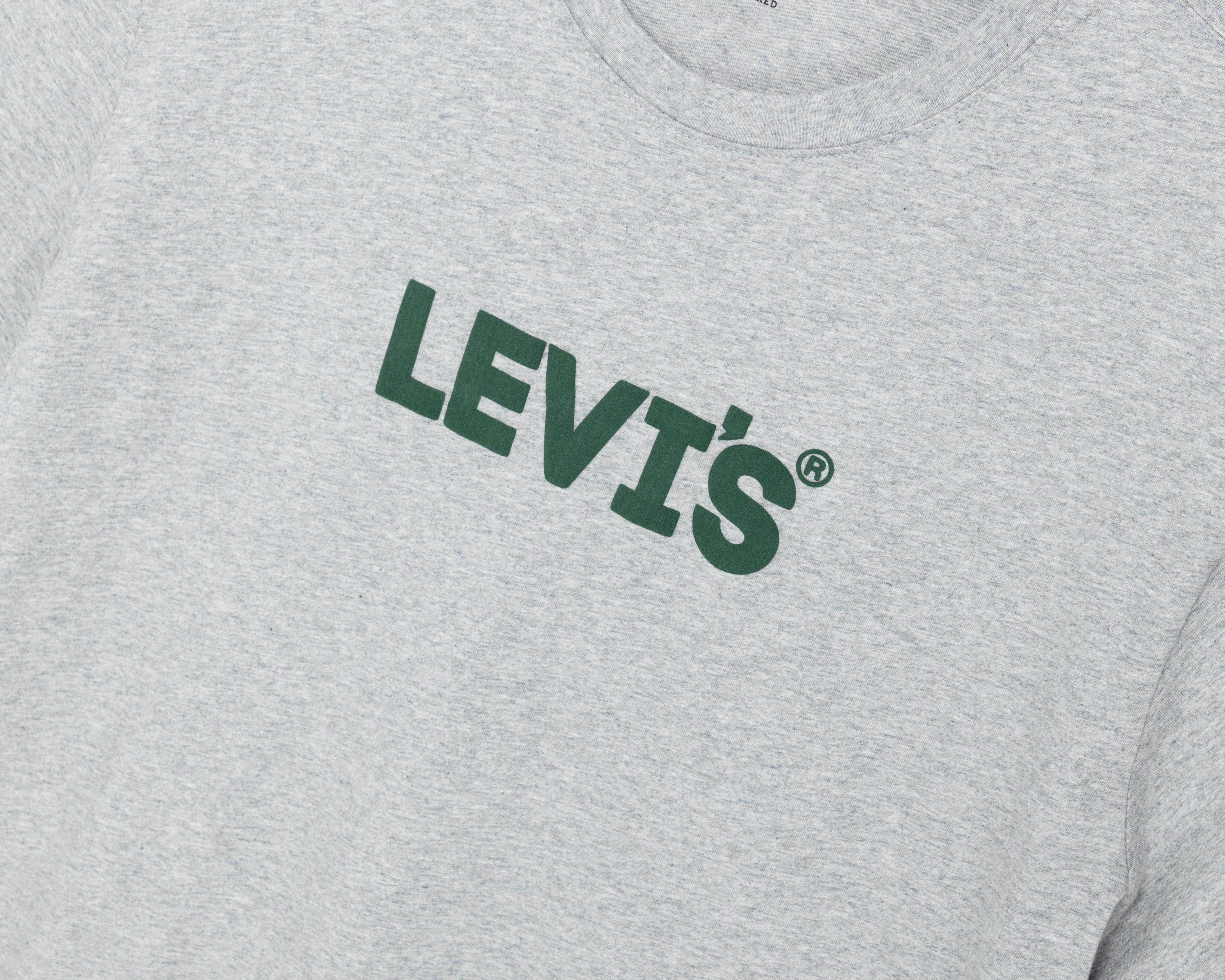 Foto 5 | Playera de Cuello Redondo Gris Levi's para Hombre