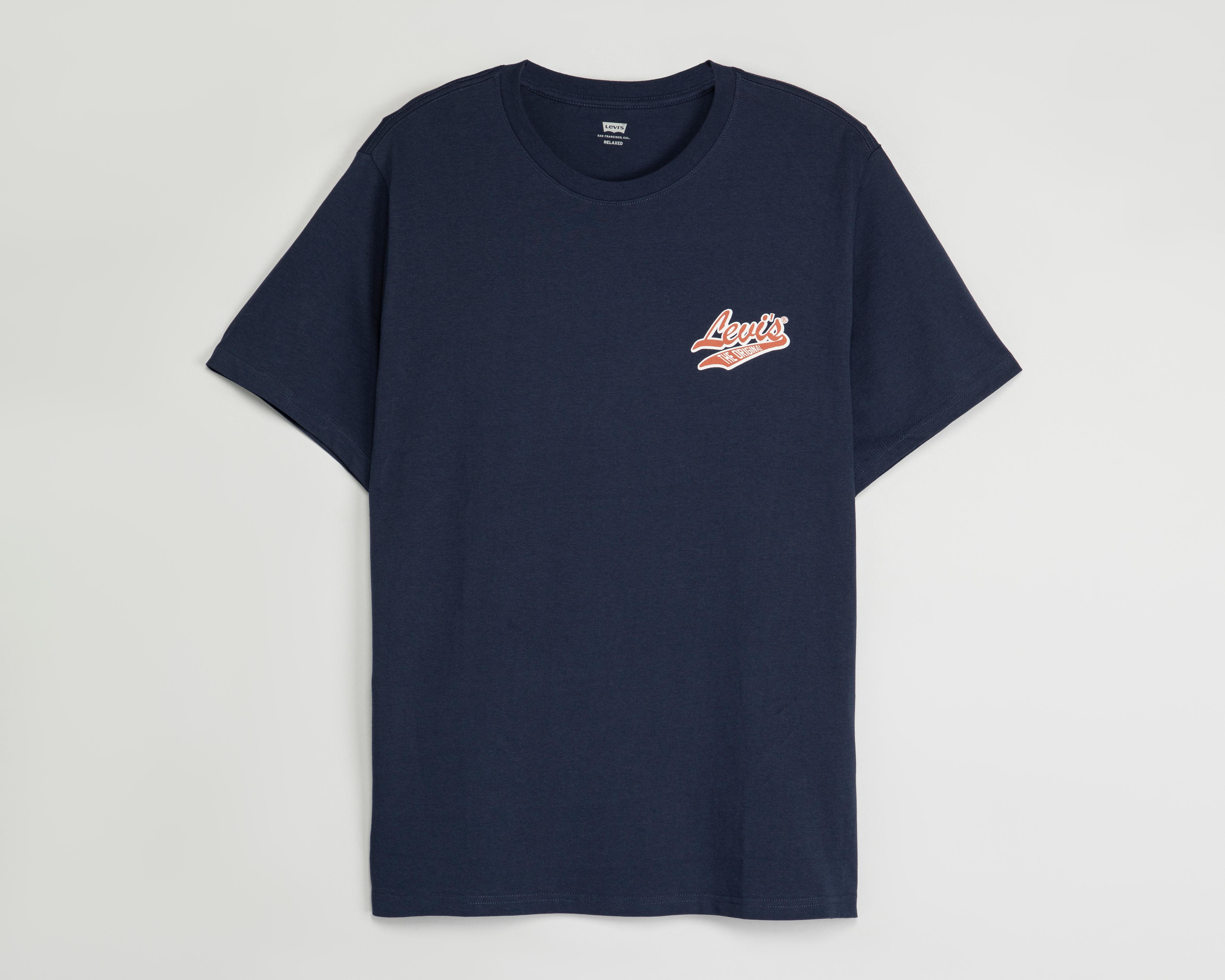 Foto 1 | Playera de Cuello Redondo Azul Levi's para Hombre