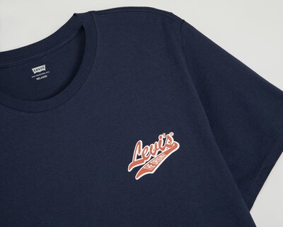 Foto 3 | Playera de Cuello Redondo Azul Levi's para Hombre