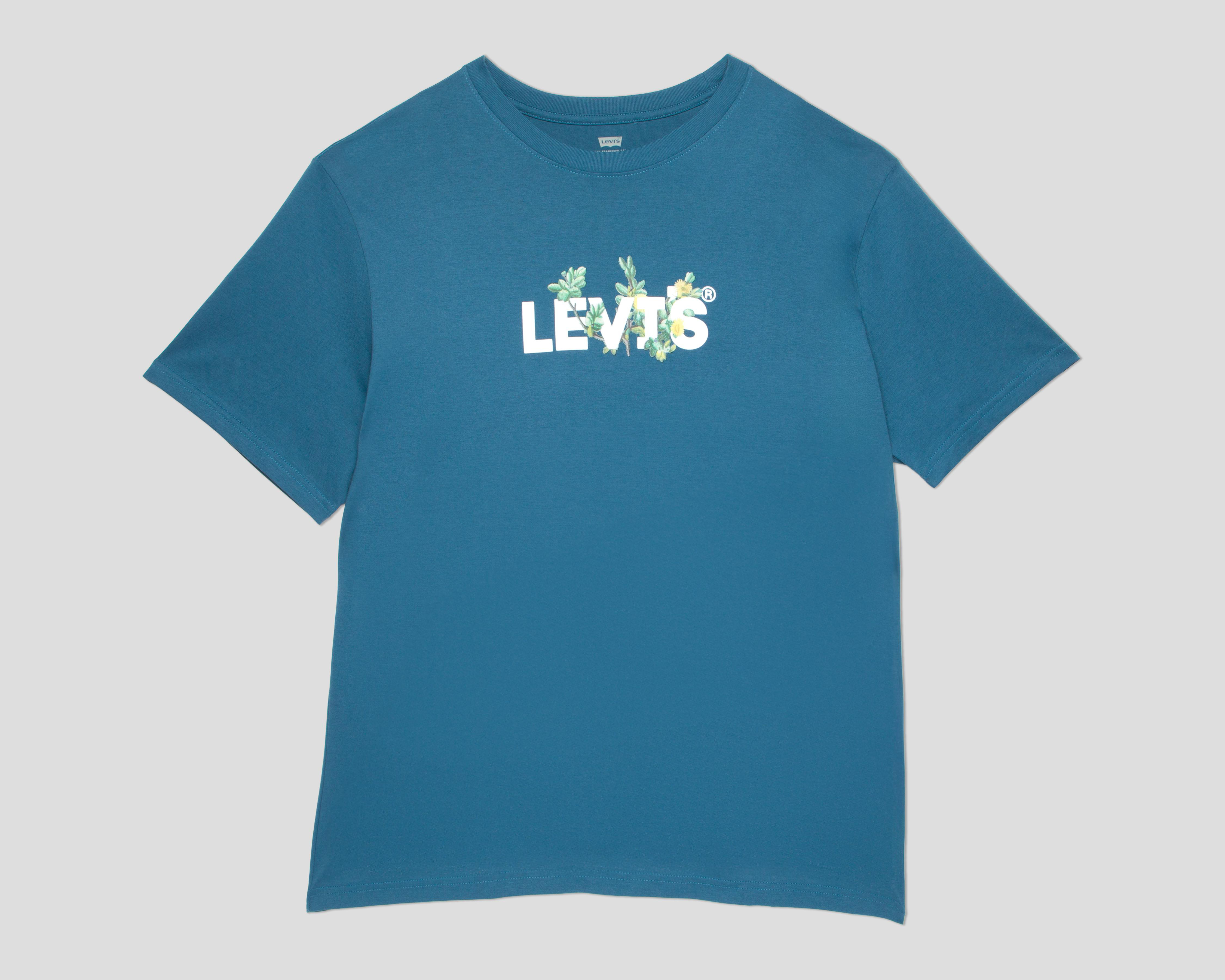Foto 1 | Playera de Cuello Redondo Azul Levi's para Hombre