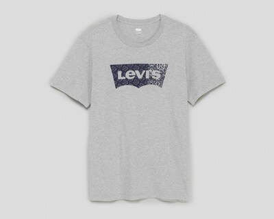Foto 1 | Playera de Cuello Redondo Gris Levis para Hombre
