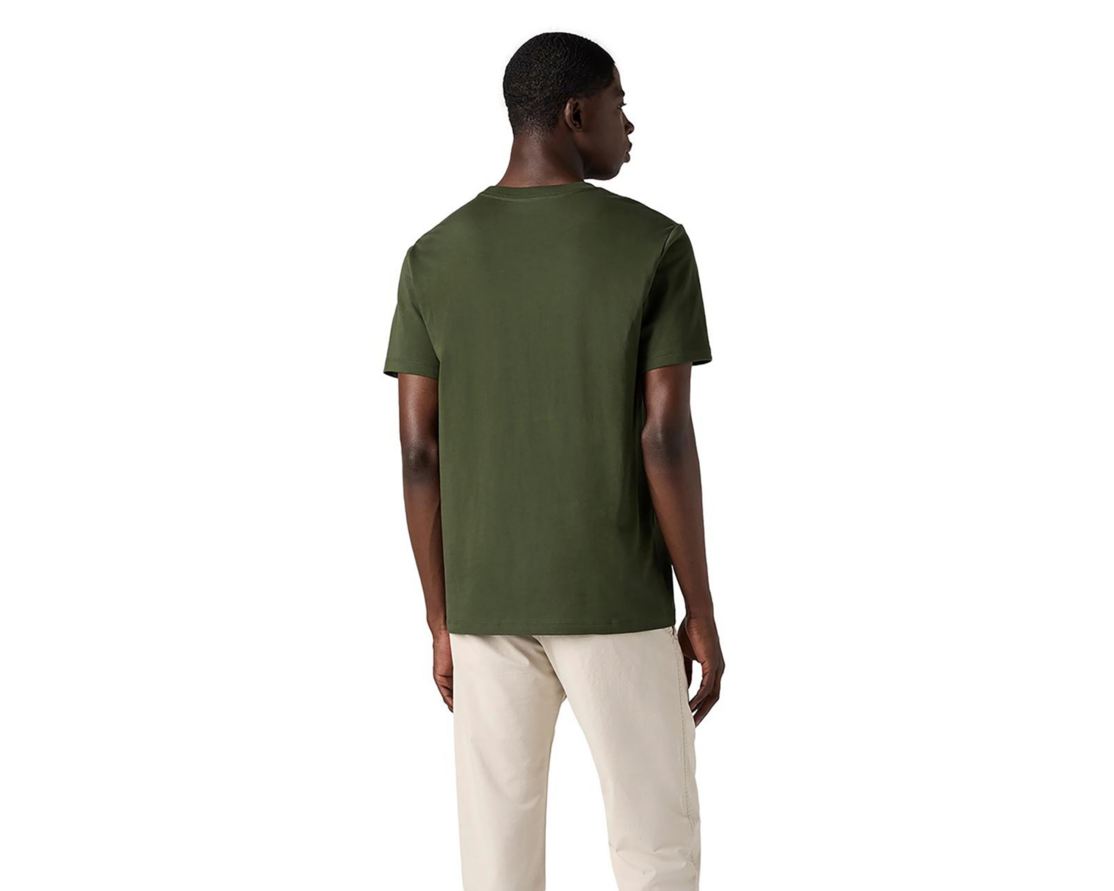 Foto 3 pulgar | Playera de Cuello Redondo Levi's Verde para Hombre