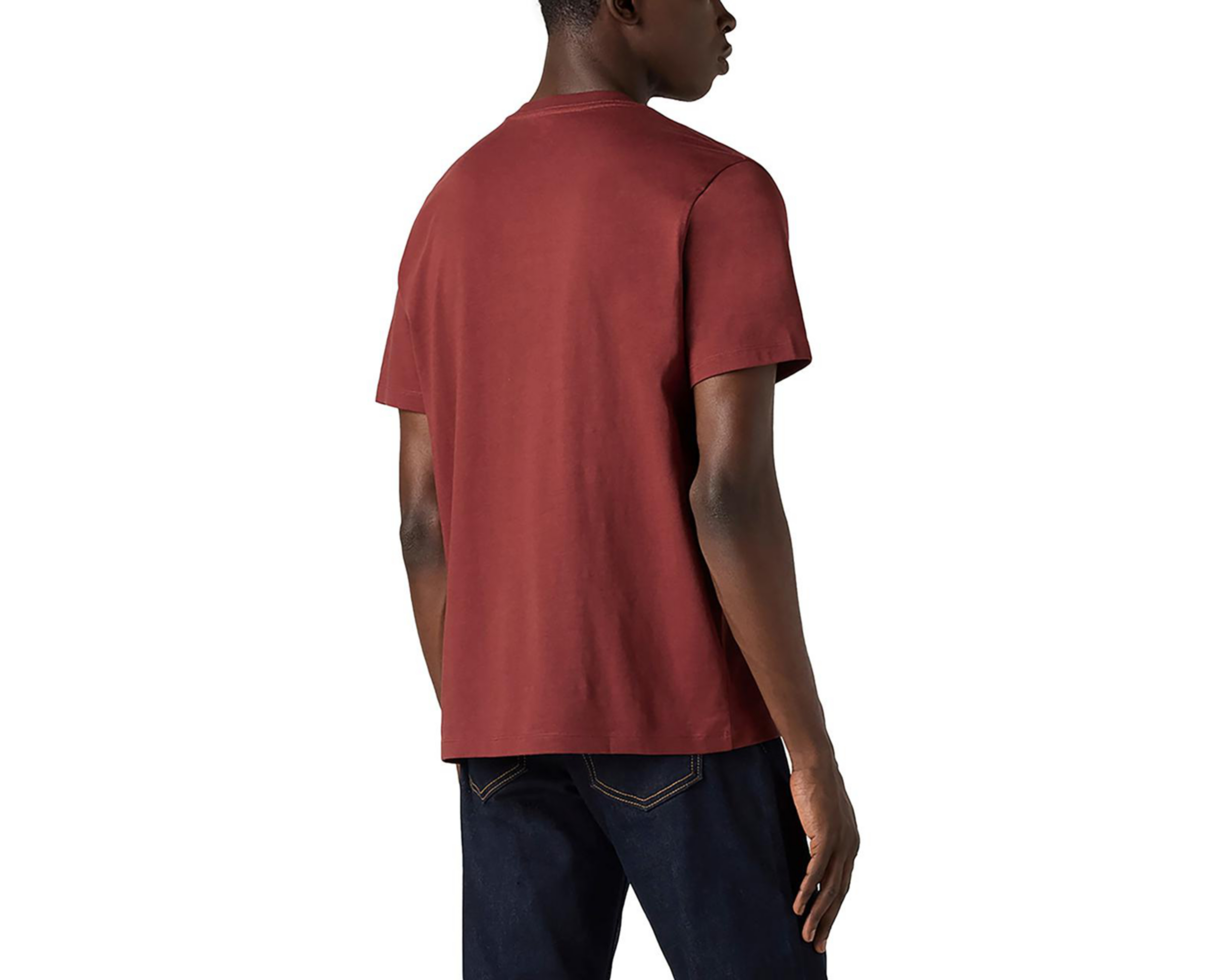 Foto 5 pulgar | Playera Levi's Vino Cuello Redondo para Hombre