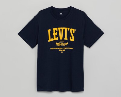 Foto 1 | Playera de Cuello Redondo Azul Levi's para Hombre