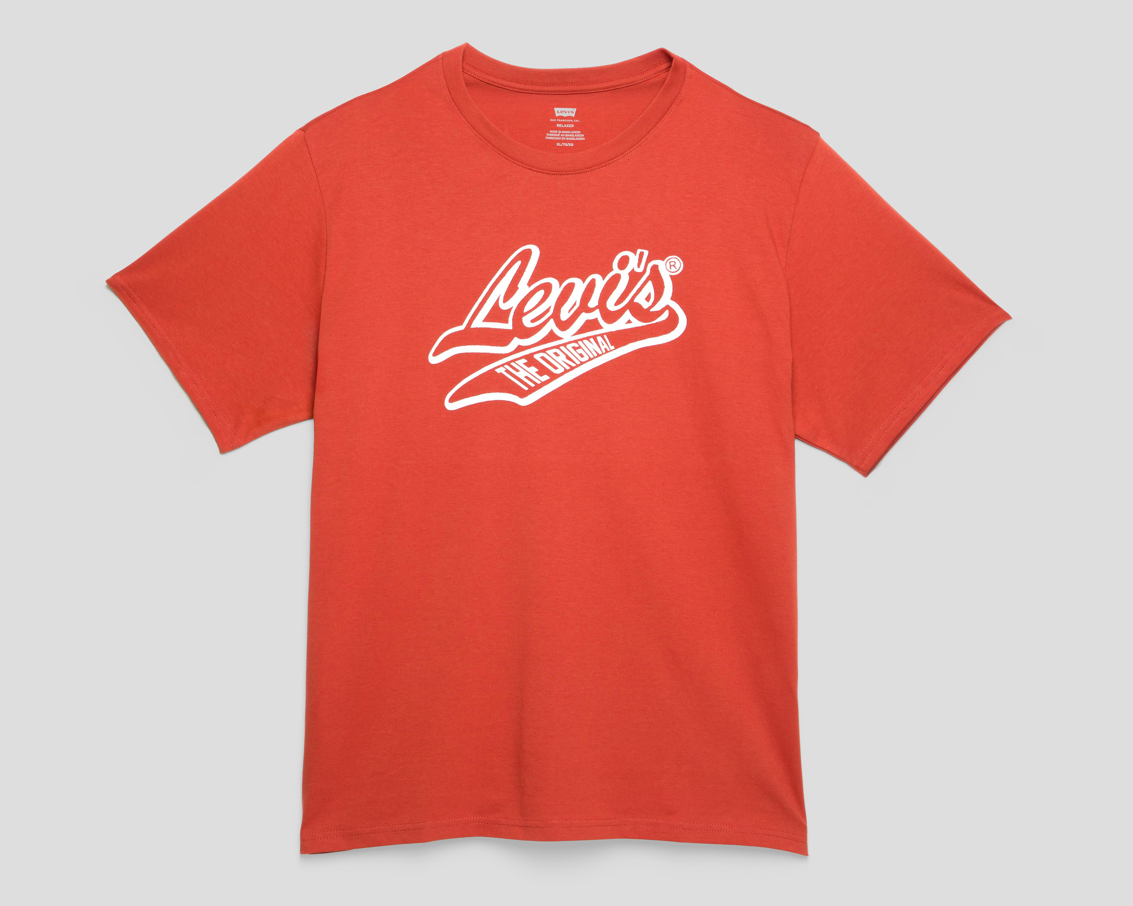 Foto 1 | Playera de Cuello Redondo Anaranjada Levi's para Hombre
