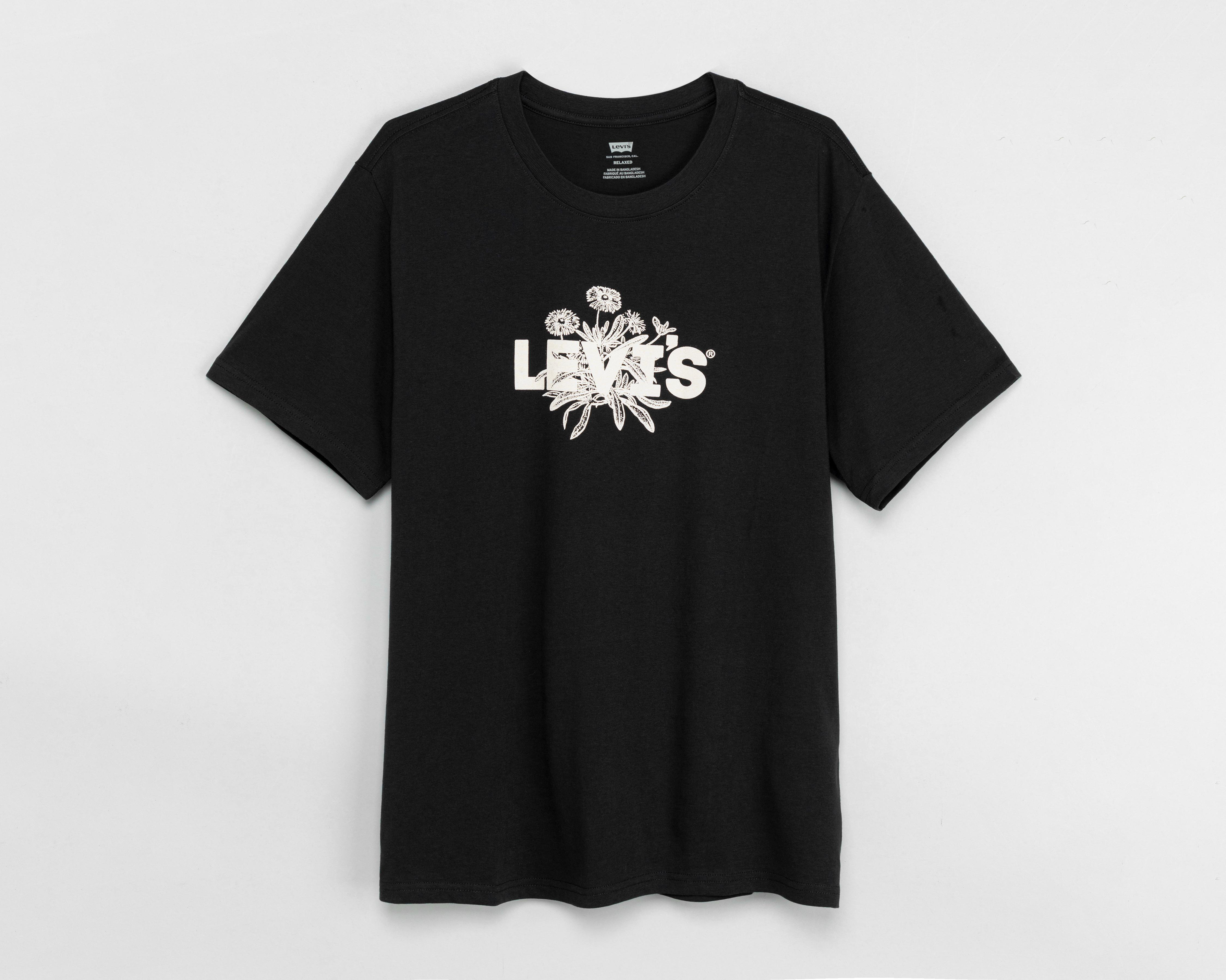 Foto 1 | Playera de Cuello Redondo Negra Levi's para Hombre