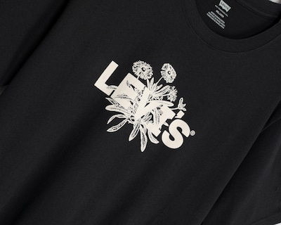 Foto 3 | Playera de Cuello Redondo Negra Levi's para Hombre