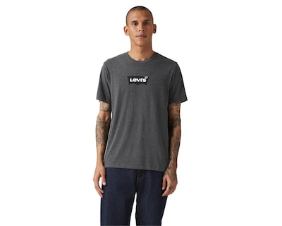 Foto 1 | Playera Levi's Negra Cuello Redondo para Hombre