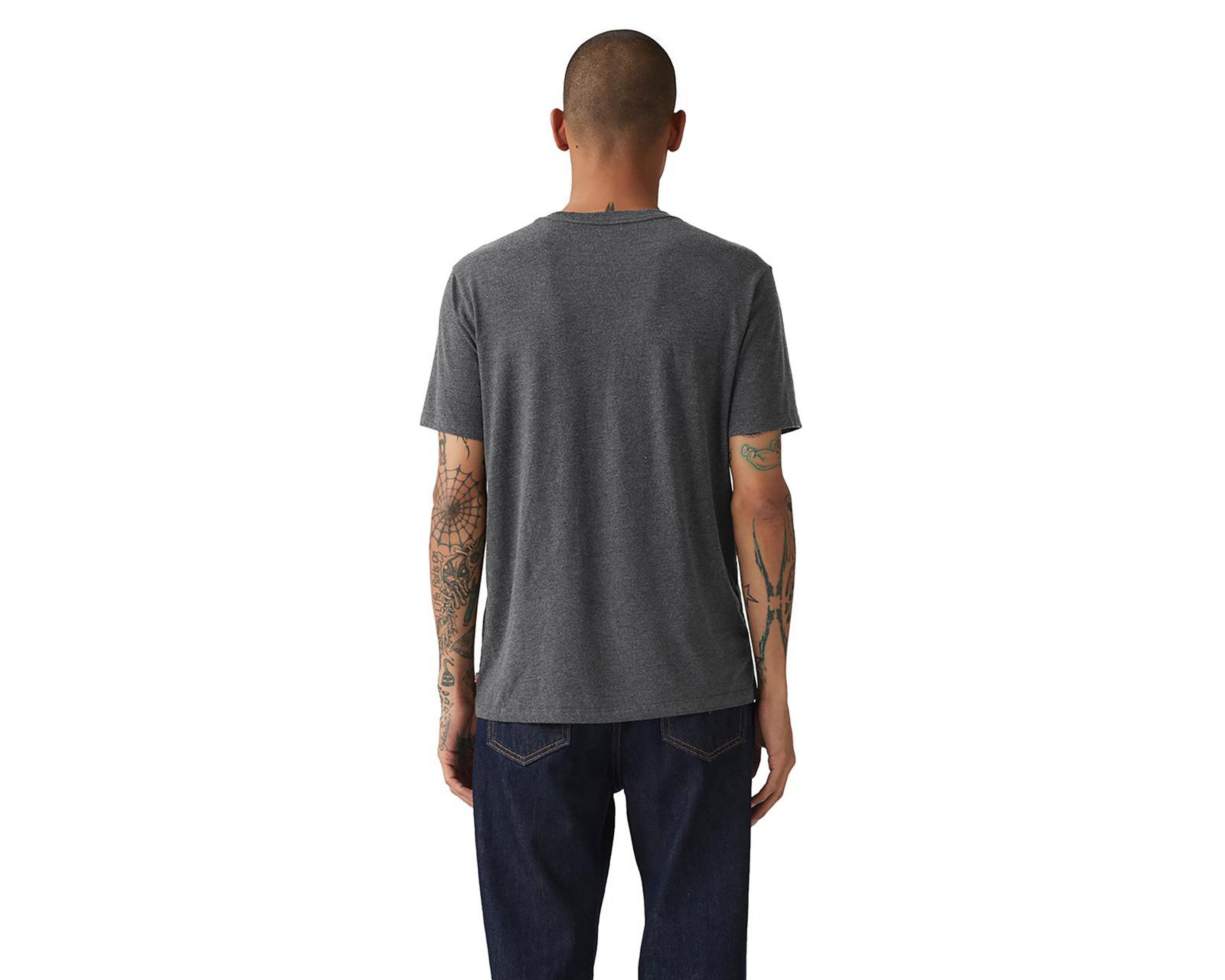Foto 3 pulgar | Playera Levi's Negra Cuello Redondo para Hombre