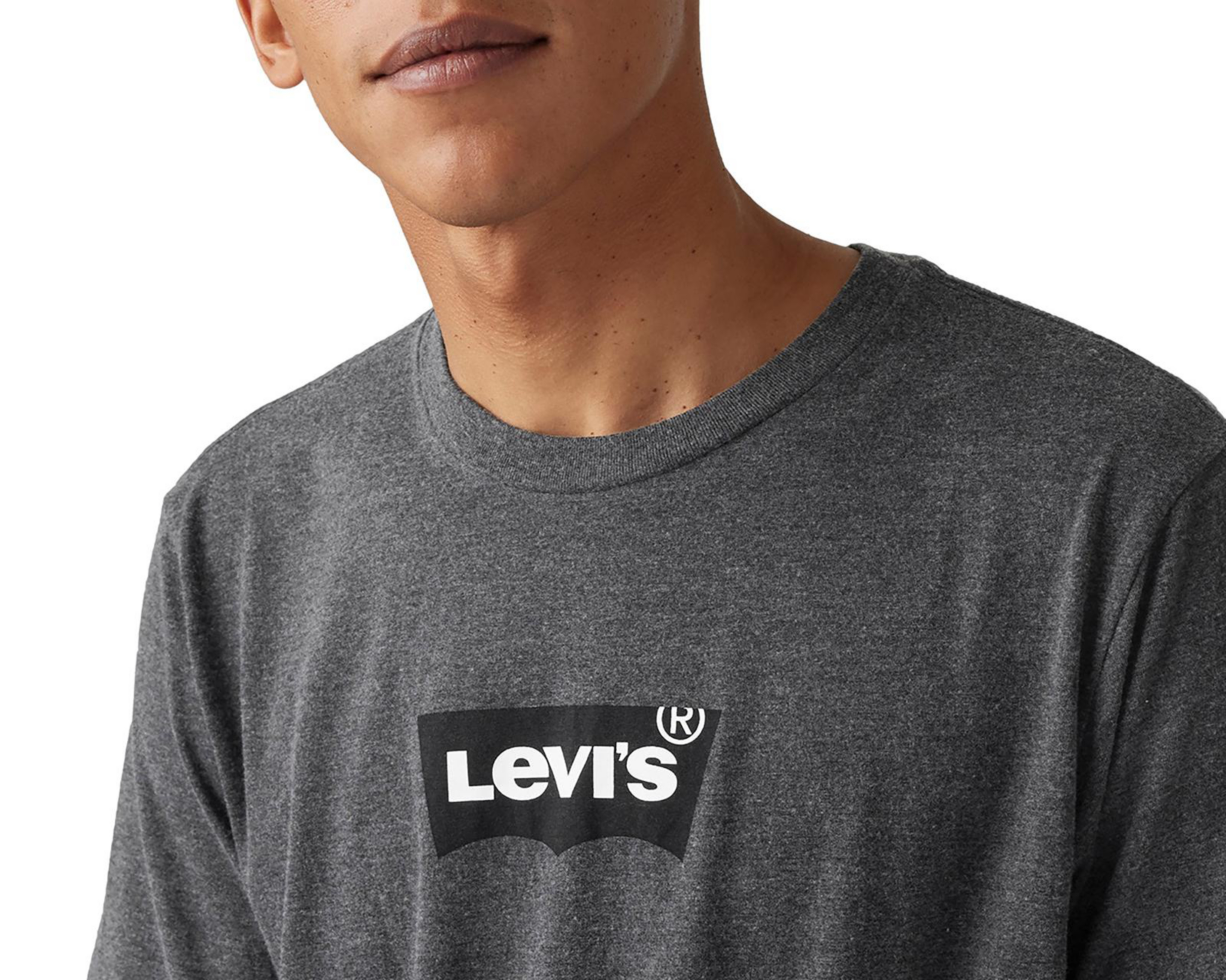 Foto 5 pulgar | Playera Levi's Negra Cuello Redondo para Hombre