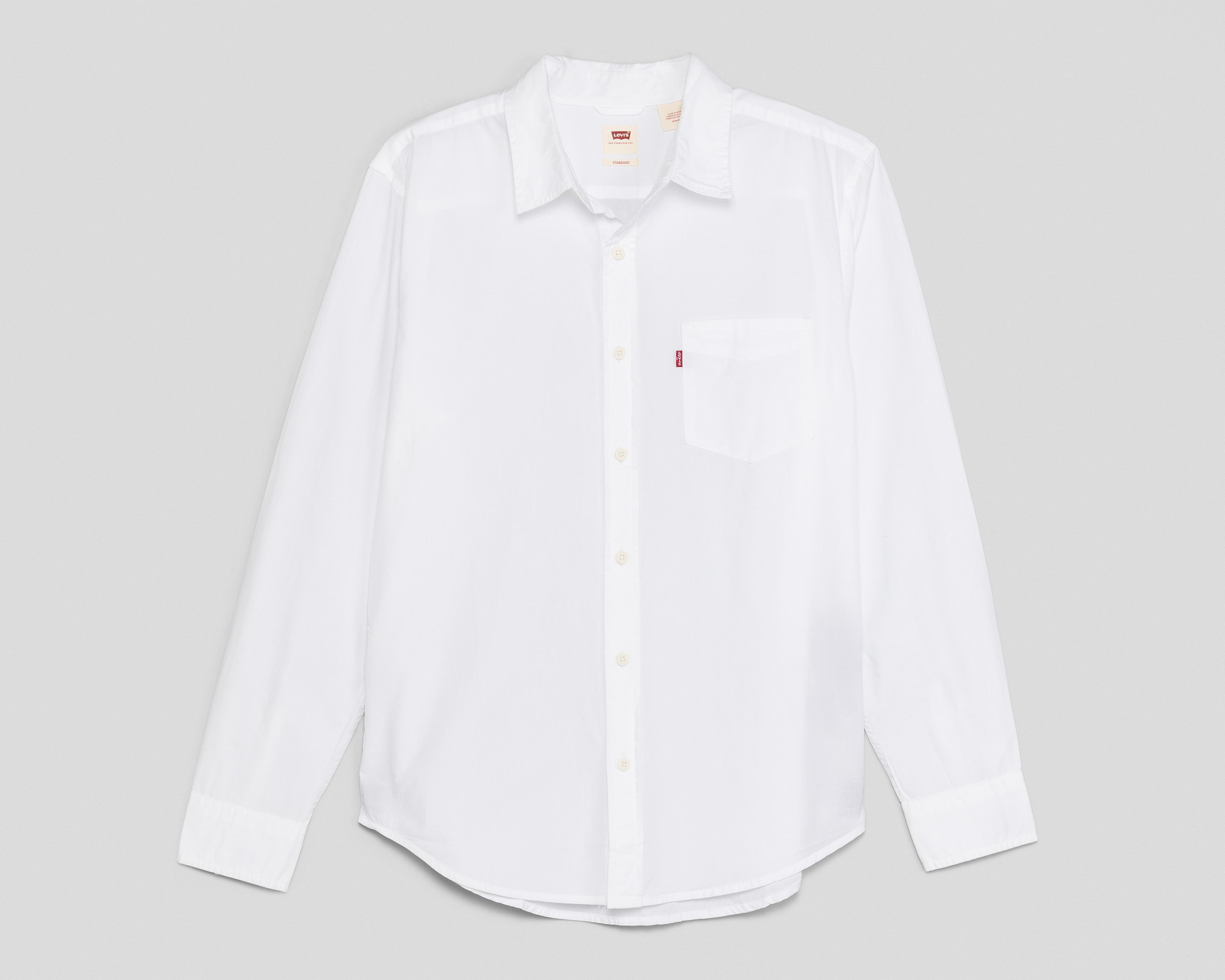 Camisa Casual de Algodón Levi's Standard Fit Manga Larga para Hombre