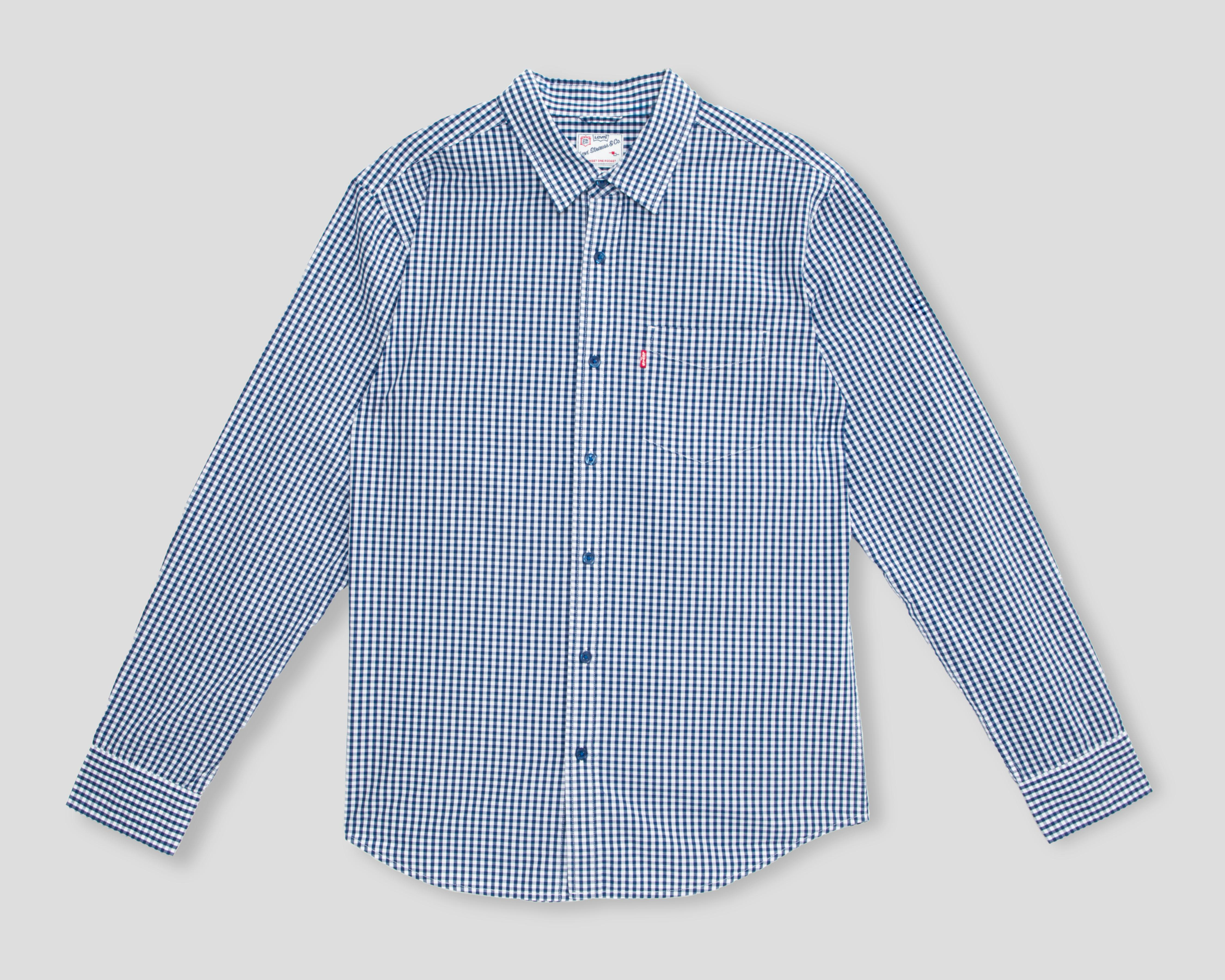 Foto 1 | Camisa Casual de Algodón Levi's Regular a Cuadros para Hombre