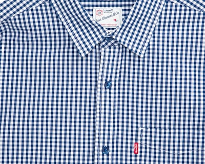 Foto 3 | Camisa Casual de Algodón Levi's Regular a Cuadros para Hombre