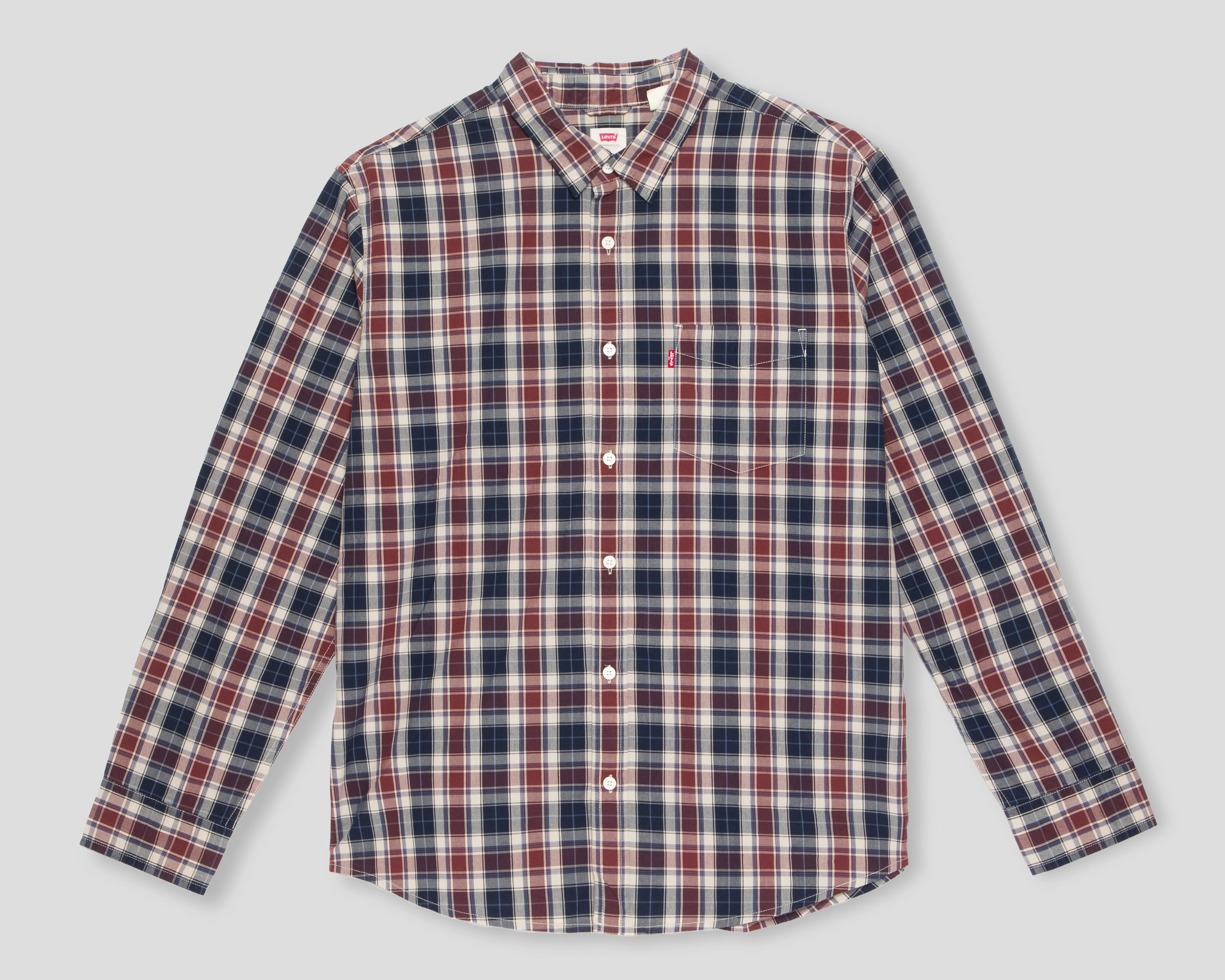 Foto 2 pulgar | Camisa Casual de Algodón Levi's Regular a Cuadros para Hombre