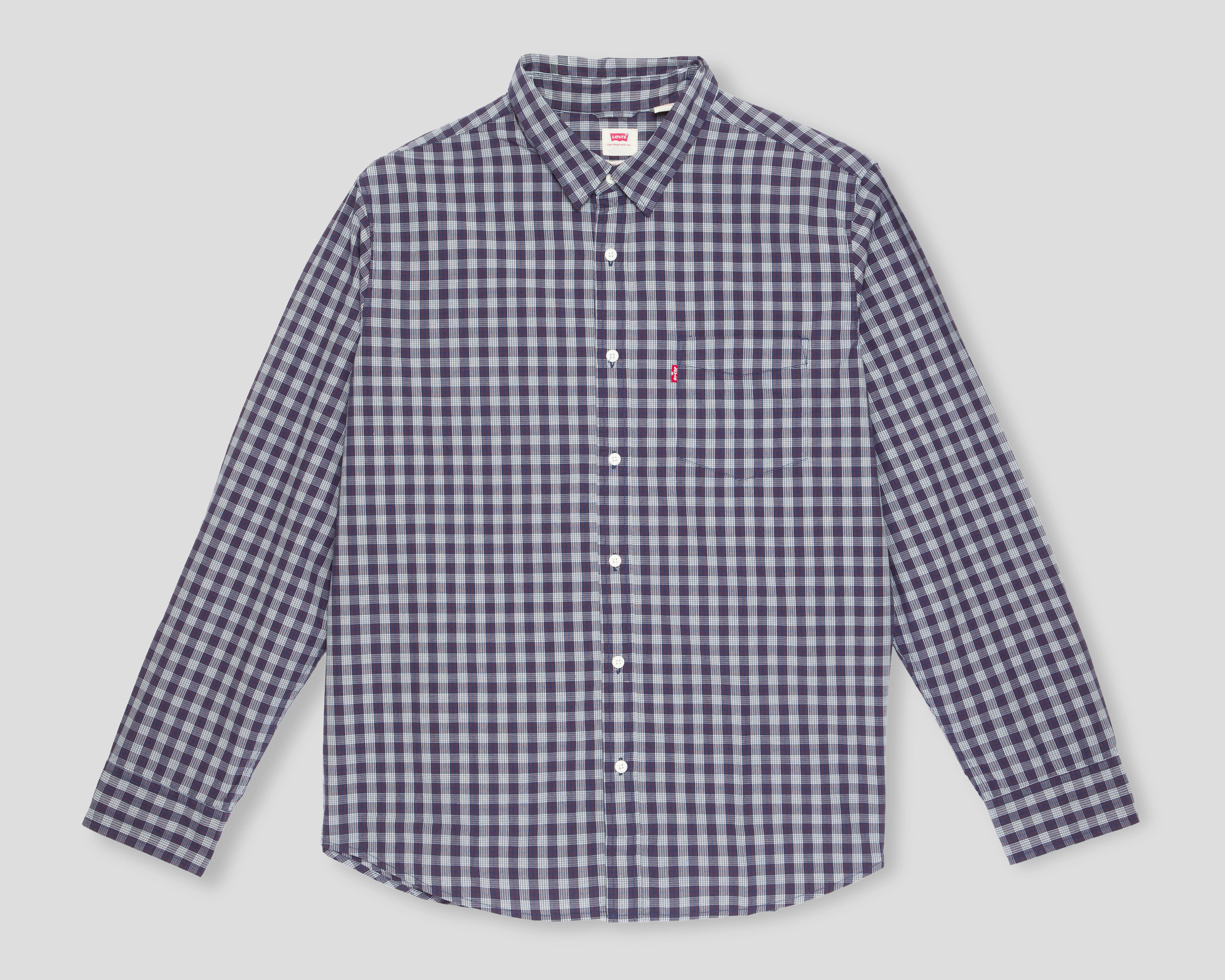Camisa Casual de Algodón Levi's Regular a Cuadros para Hombre