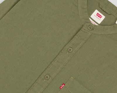 Foto 3 | Camisa de Vestir Levi's Manga Larga Cuello Mao para Hombre