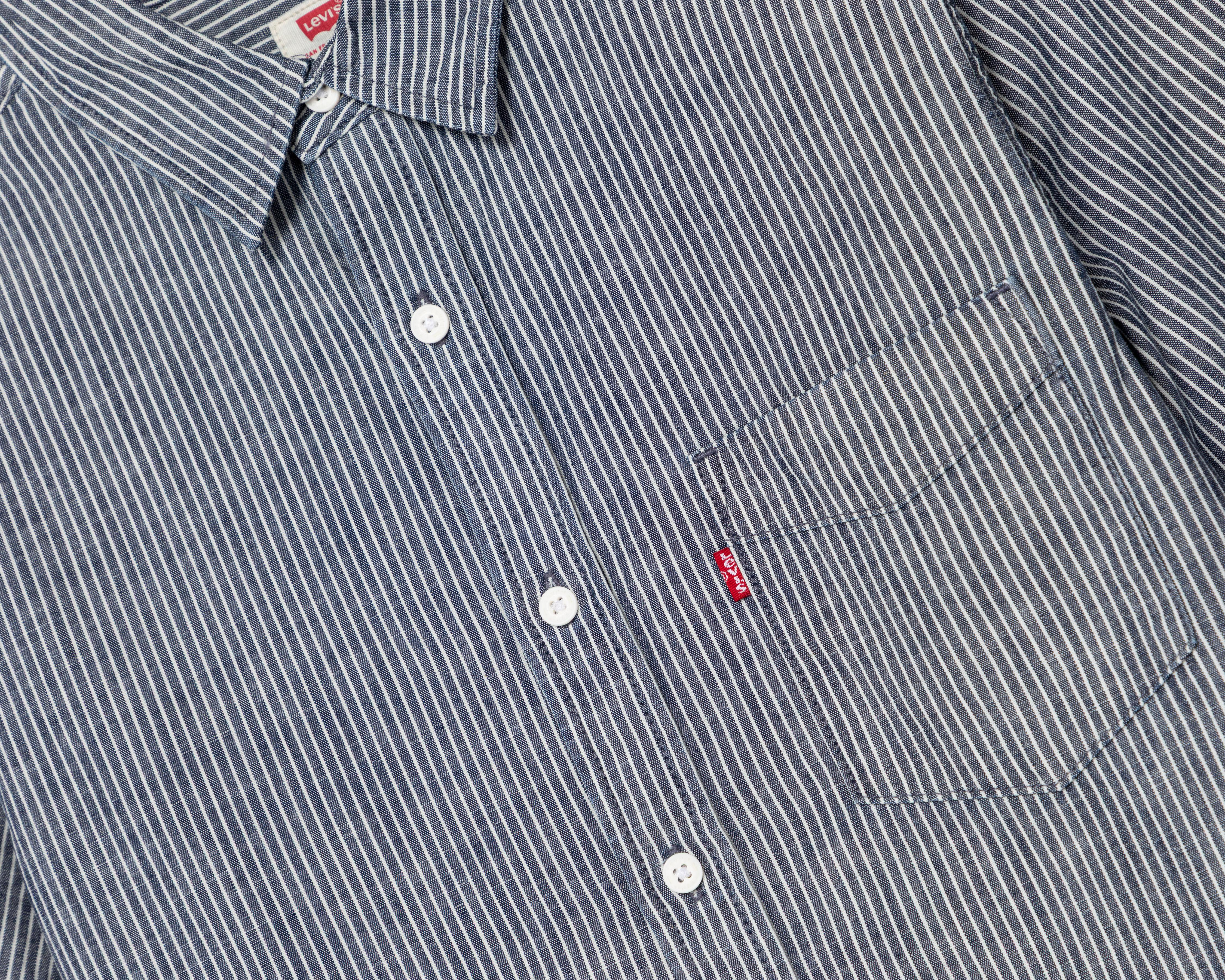 Foto 4 pulgar | Camisa Casual de Algodón Levi's Regular Fit a Rayas para Hombre