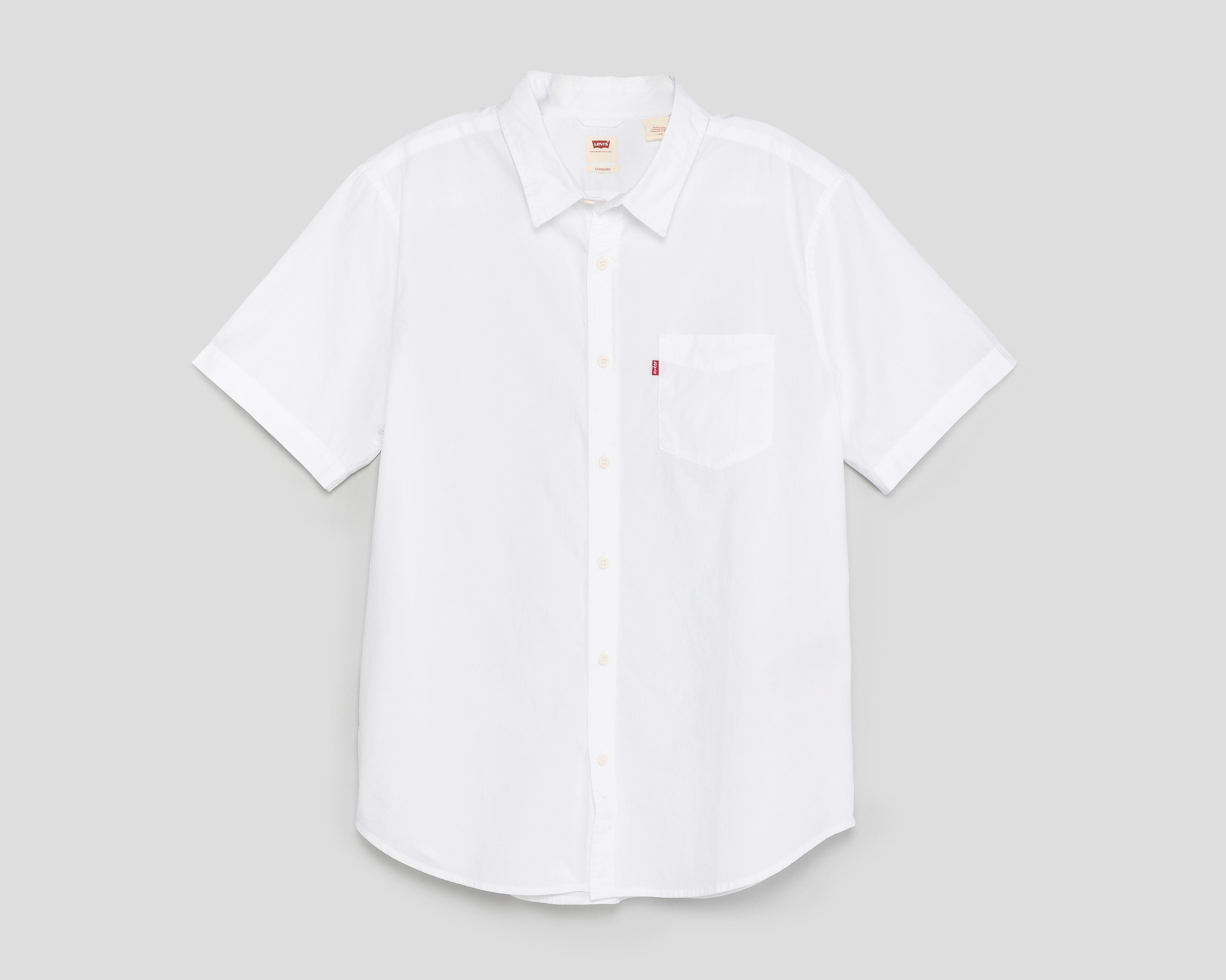Camisa Casual de Algodón Levi's Standard Fit Manga Corta para Hombre