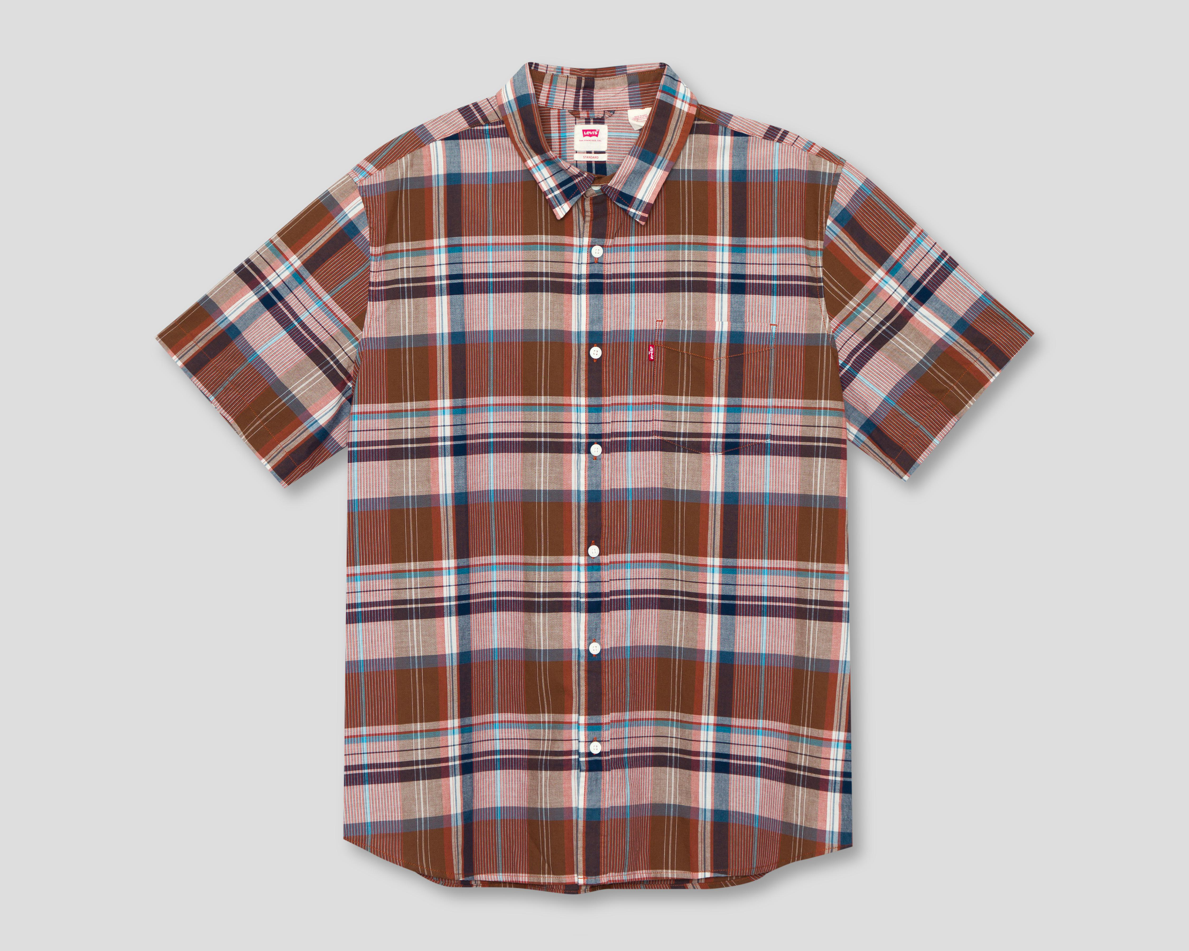 Foto 2 pulgar | Camisa Casual Levi's Regular a Cuadros para Hombre
