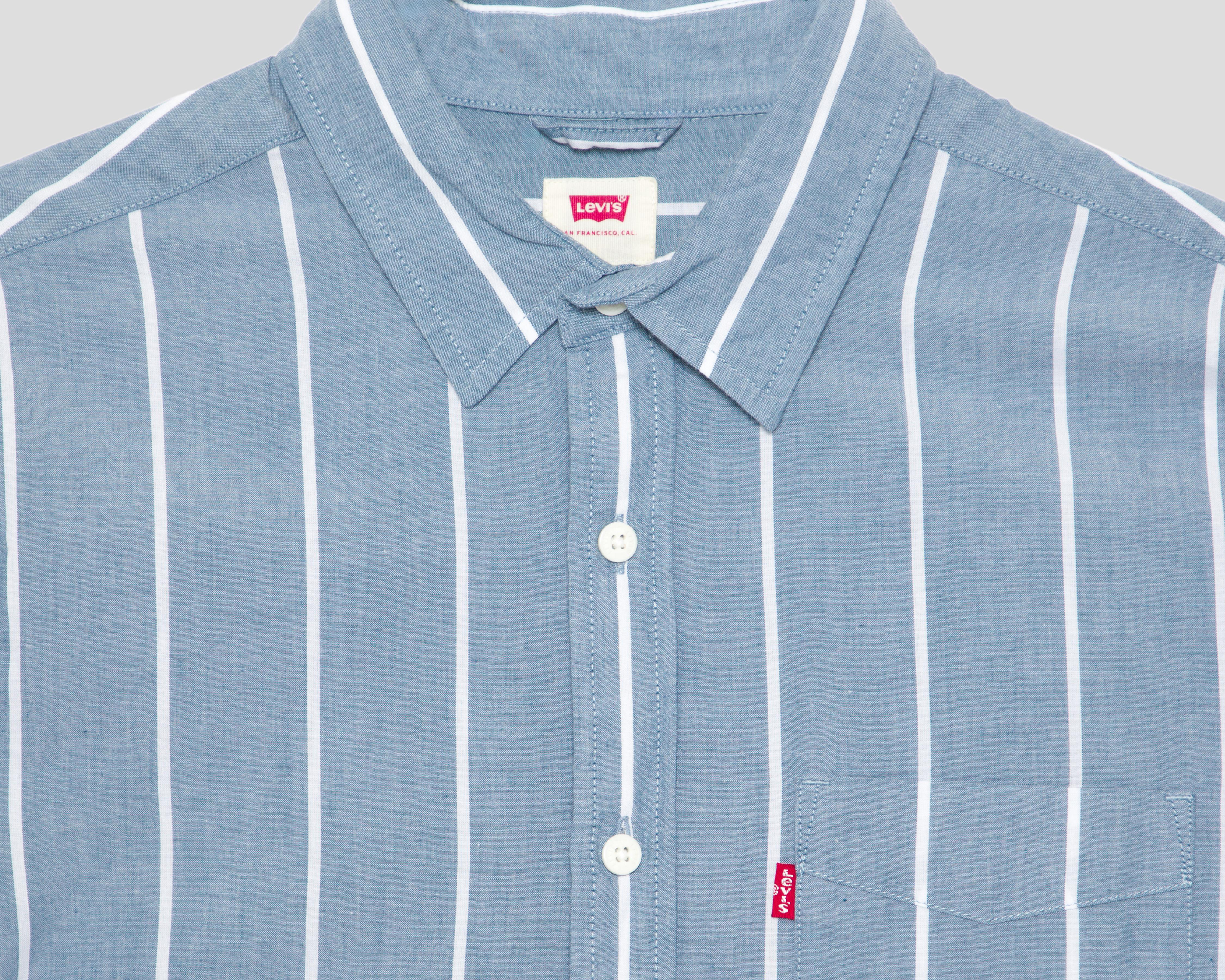 Foto 4 pulgar | Camisa Casual Levi's Standard Fit a Rayas para Hombre